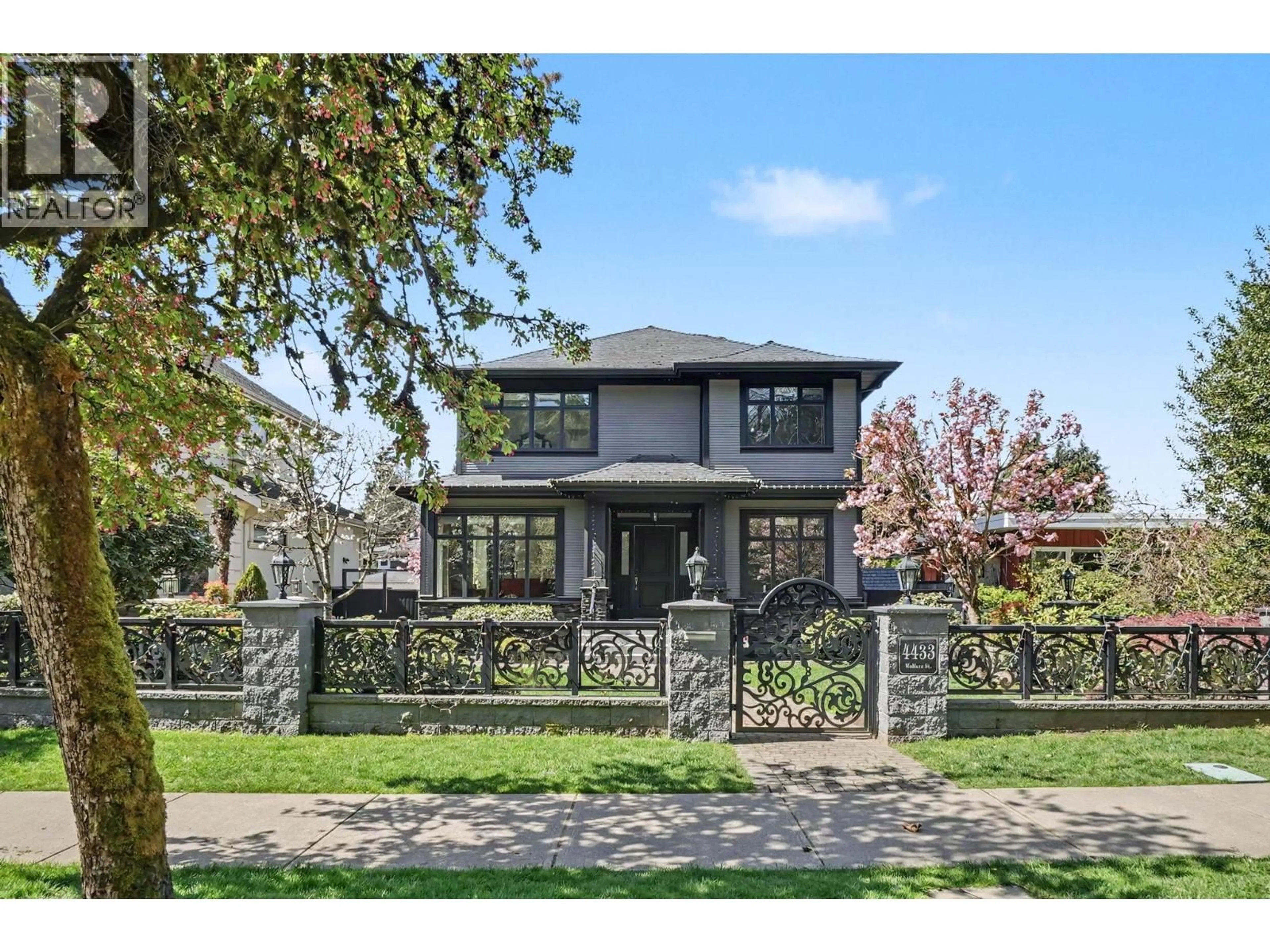 Home with brick exterior material, street for 4433 WALLACE STREET, Vancouver British Columbia V6S2J5