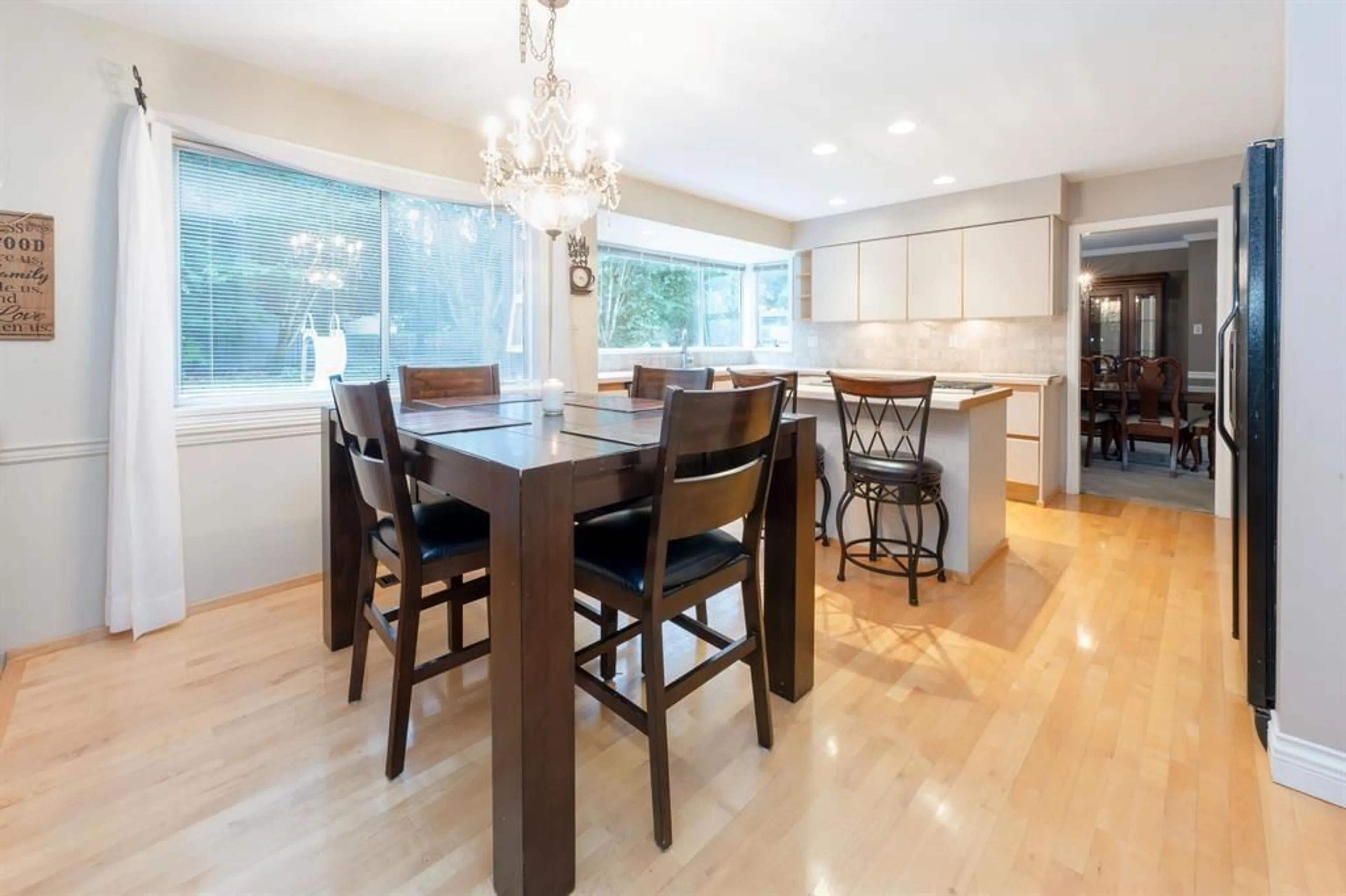 Open concept kitchen, wood/laminate floor for 17352 26A AVENUE, White Rock British Columbia V3Z0E6