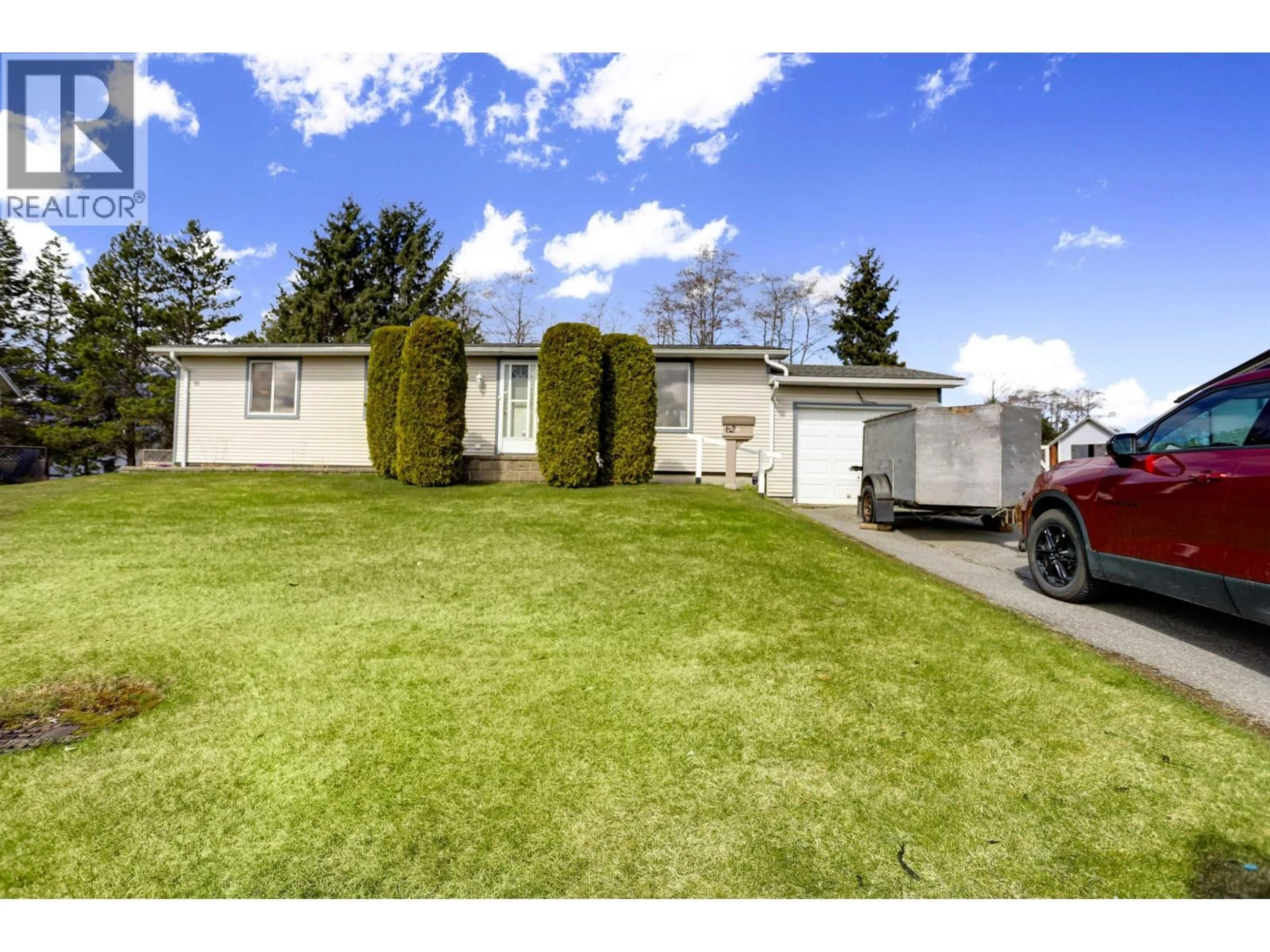 A pic from outside/outdoor area/front of a property/back of a property/a pic from drone, street for 62 CLIFFORD STREET, Kitimat British Columbia V8C1B4