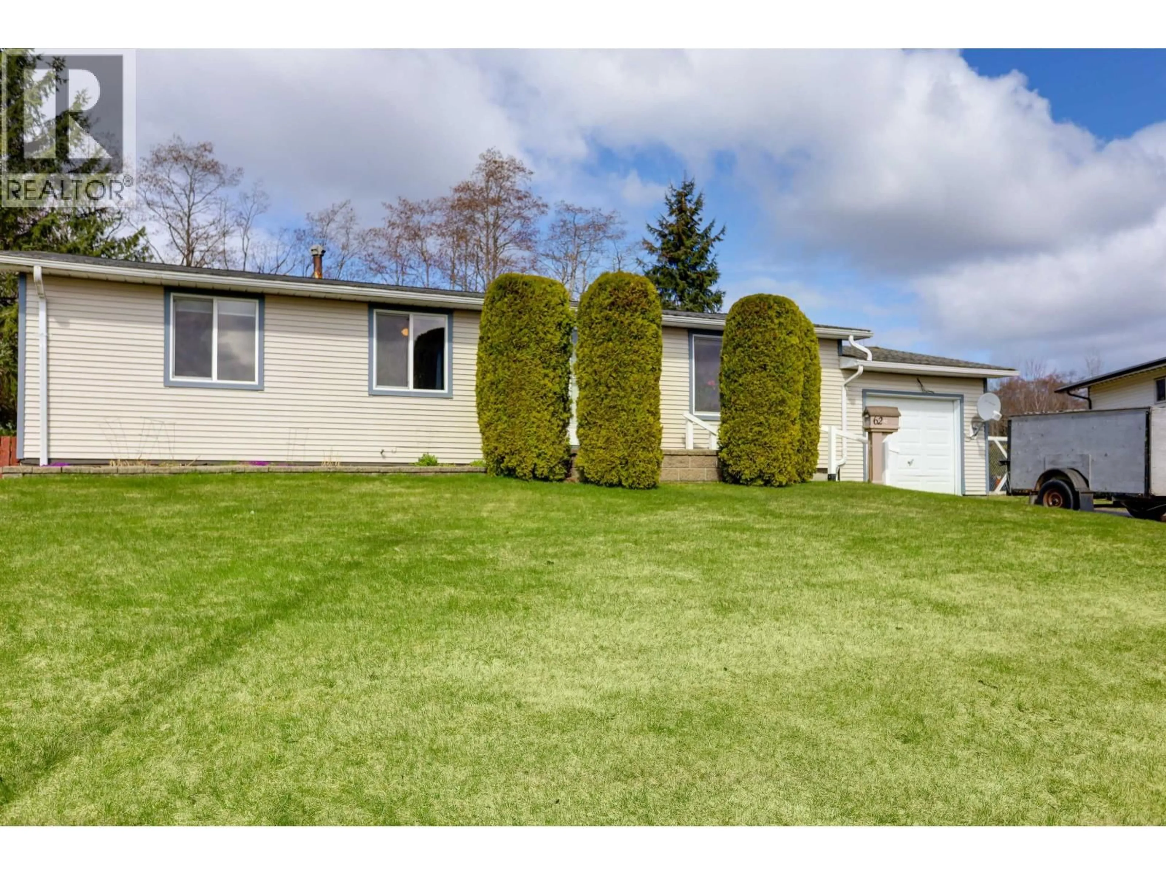 Home with vinyl exterior material, street for 62 CLIFFORD STREET, Kitimat British Columbia V8C1B4