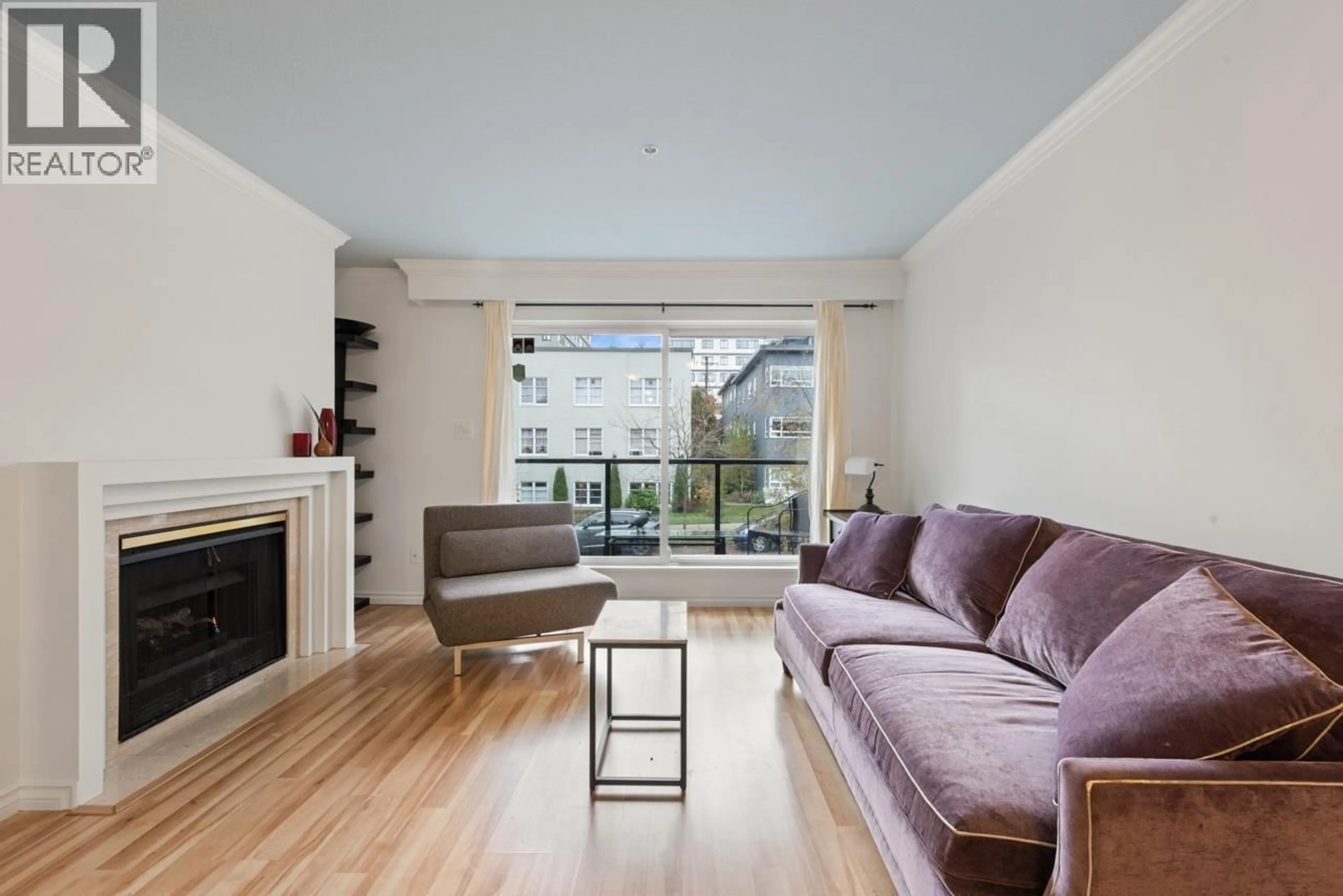 Living room with furniture, unknown for 201 - 1554 BURNABY STREET, Vancouver British Columbia V6G1W9