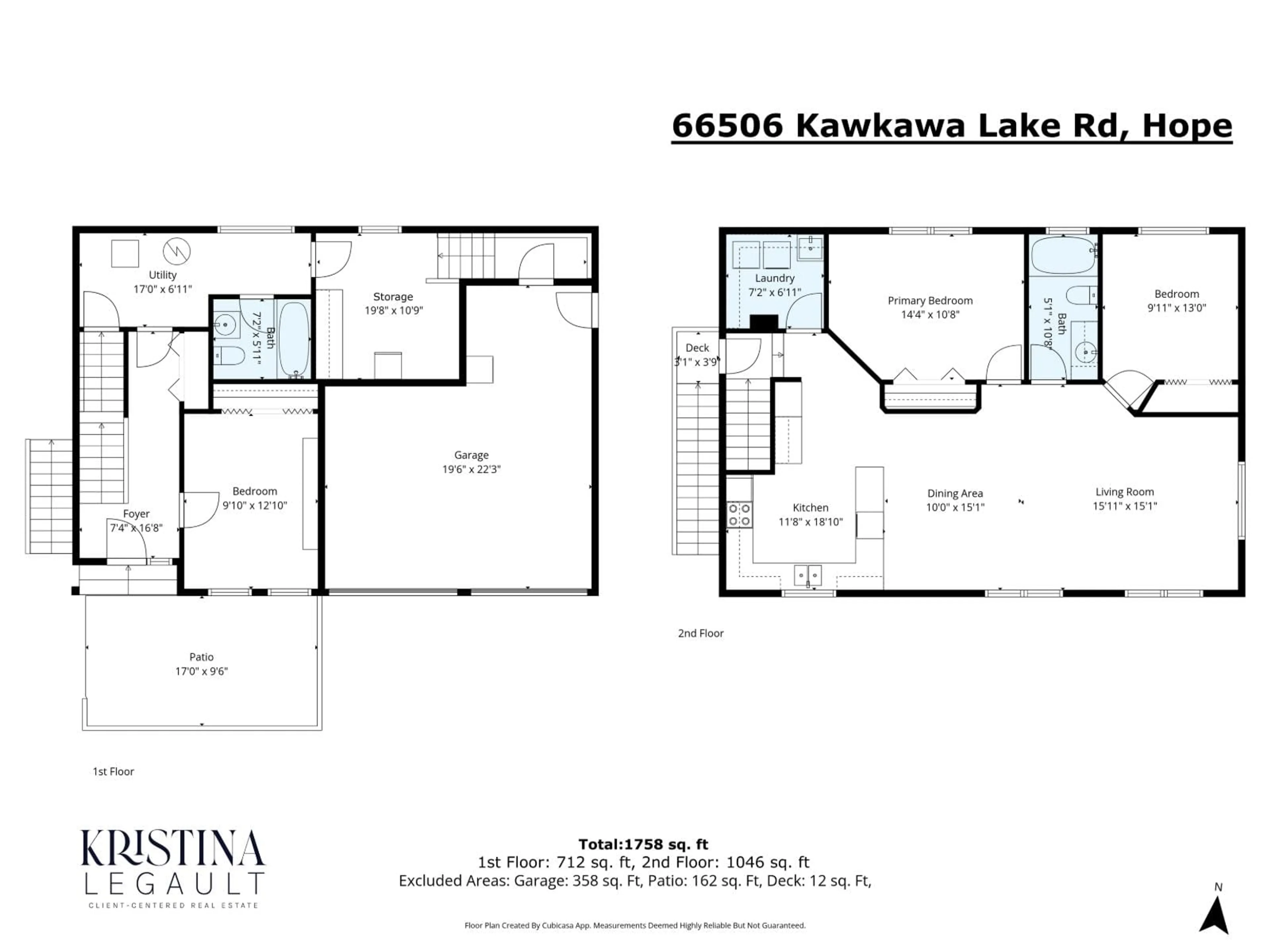 Floor plan for 66506 KAWKAWA LAKE ROAD, Hope British Columbia V0X1L1