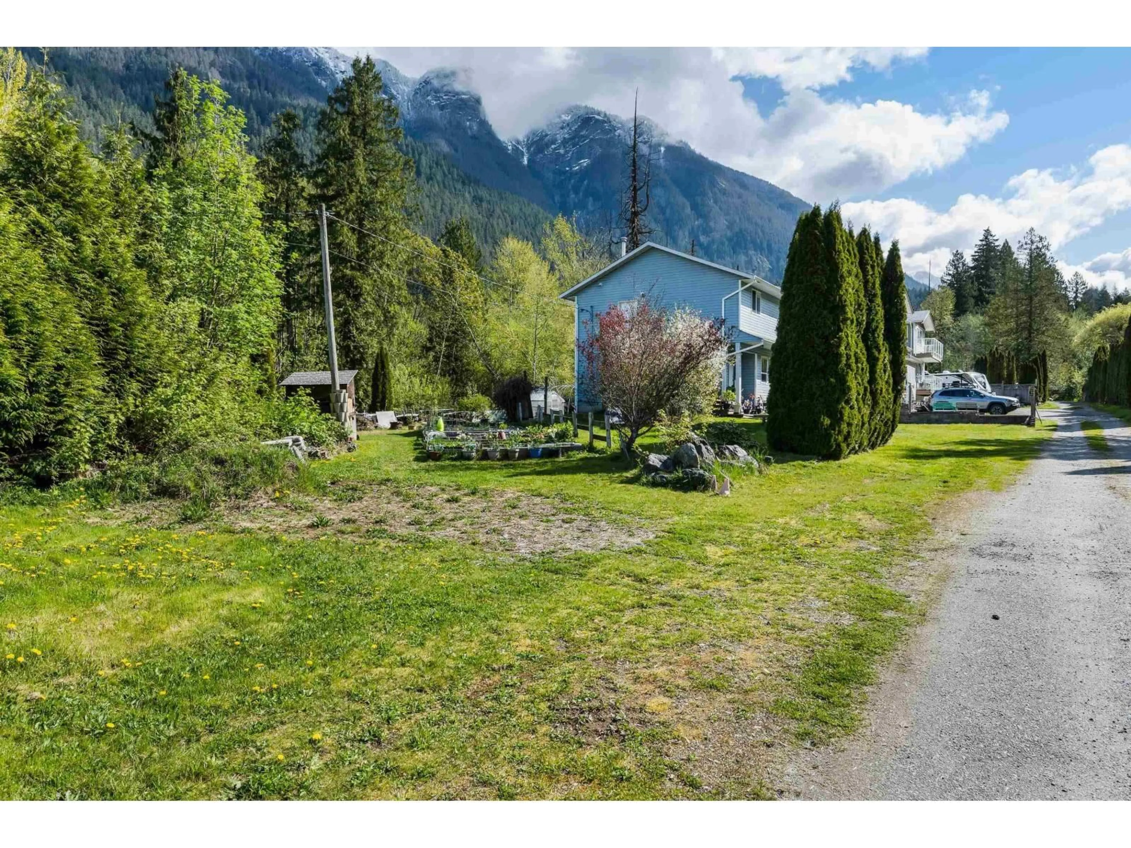 A pic from outside/outdoor area/front of a property/back of a property/a pic from drone, mountain view for 66506 KAWKAWA LAKE ROAD, Hope British Columbia V0X1L1
