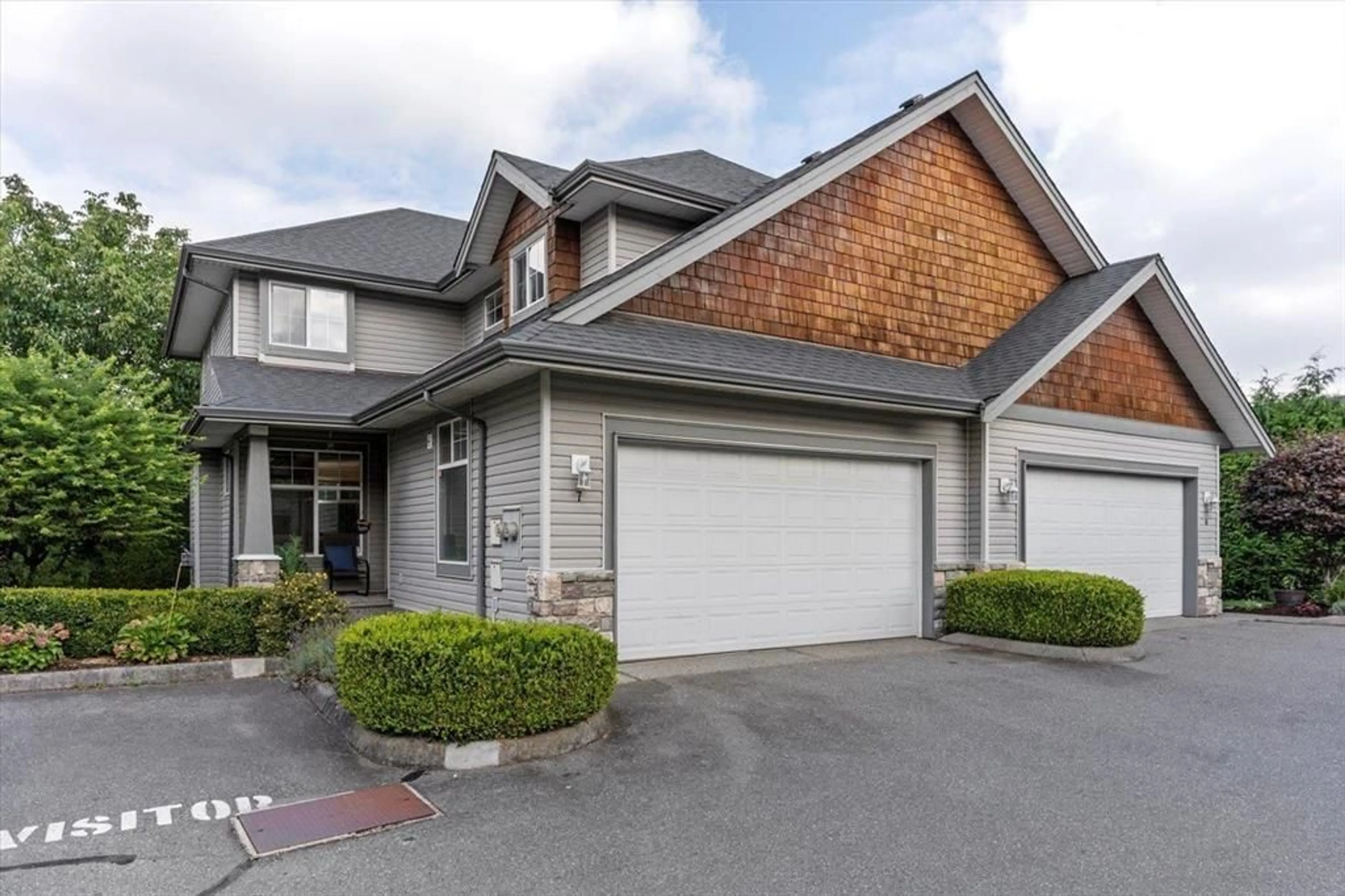 Home with brick exterior material, street for 7 - 7360 SUNSHINE DRIVE, Chilliwack British Columbia V2R5V7