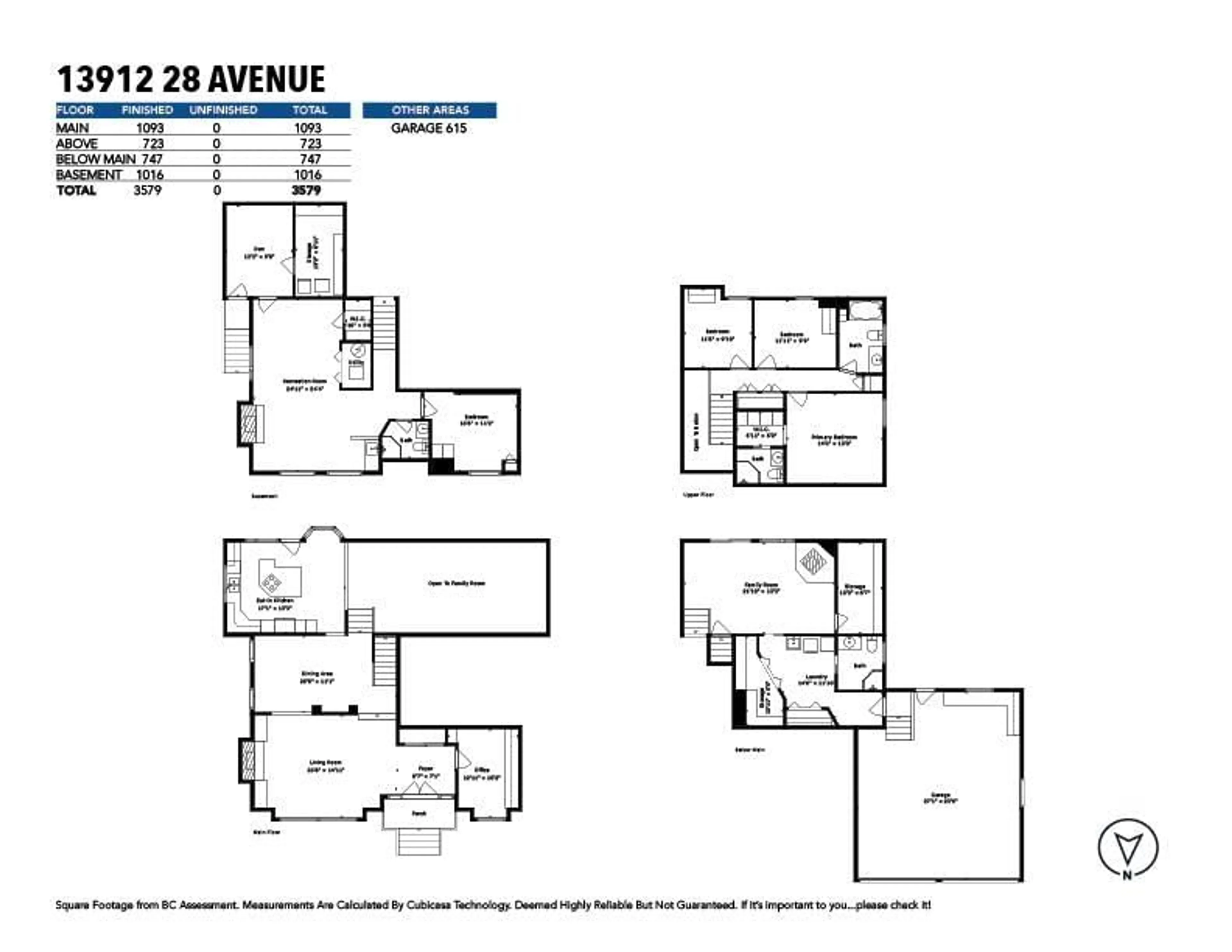 Floor plan for 13915 27 AVENUE, Surrey British Columbia V4P1T4