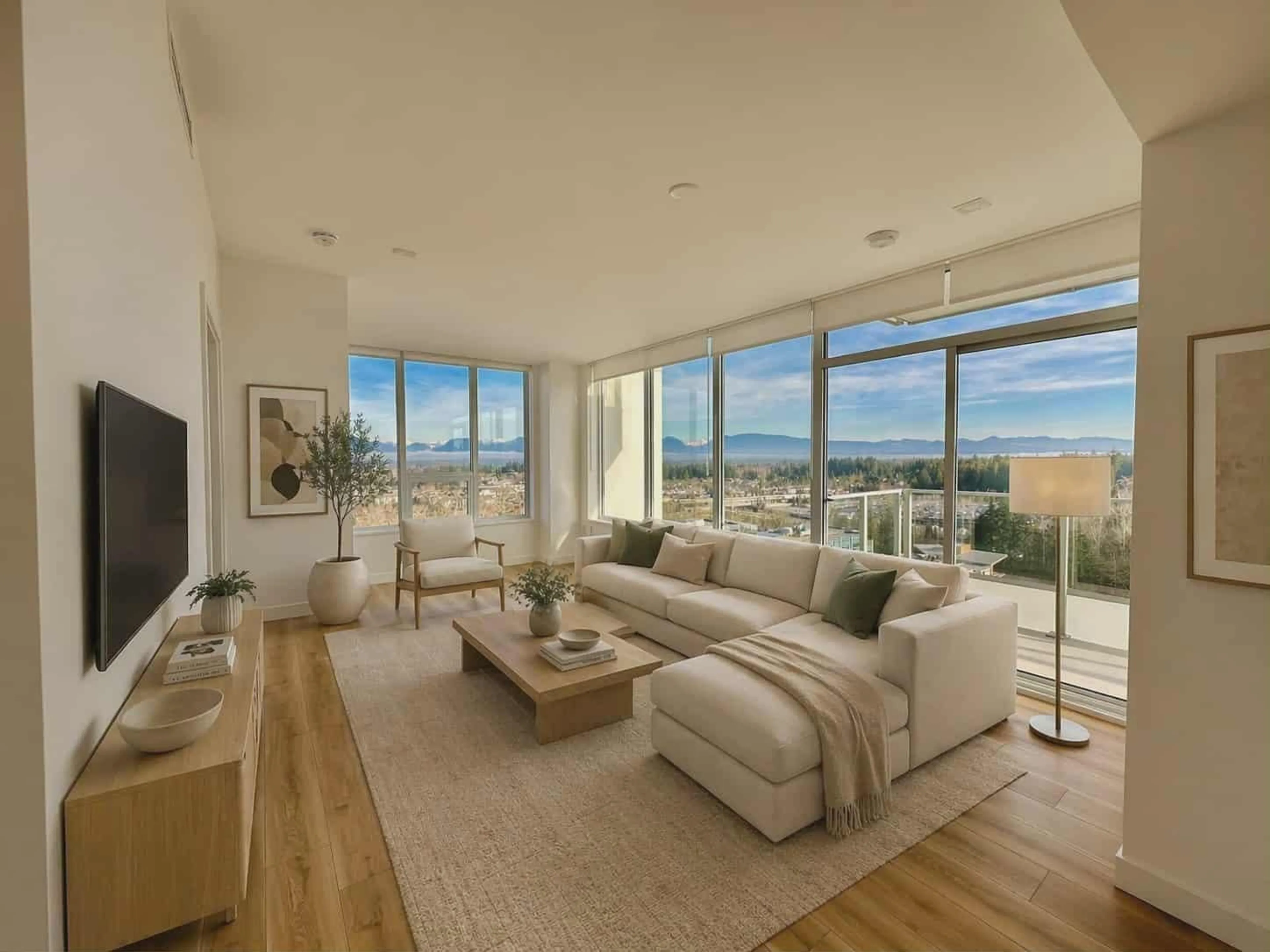 Living room with furniture, unknown for 1408 - 8551 201 STREET, Langley British Columbia V2Y3Y5