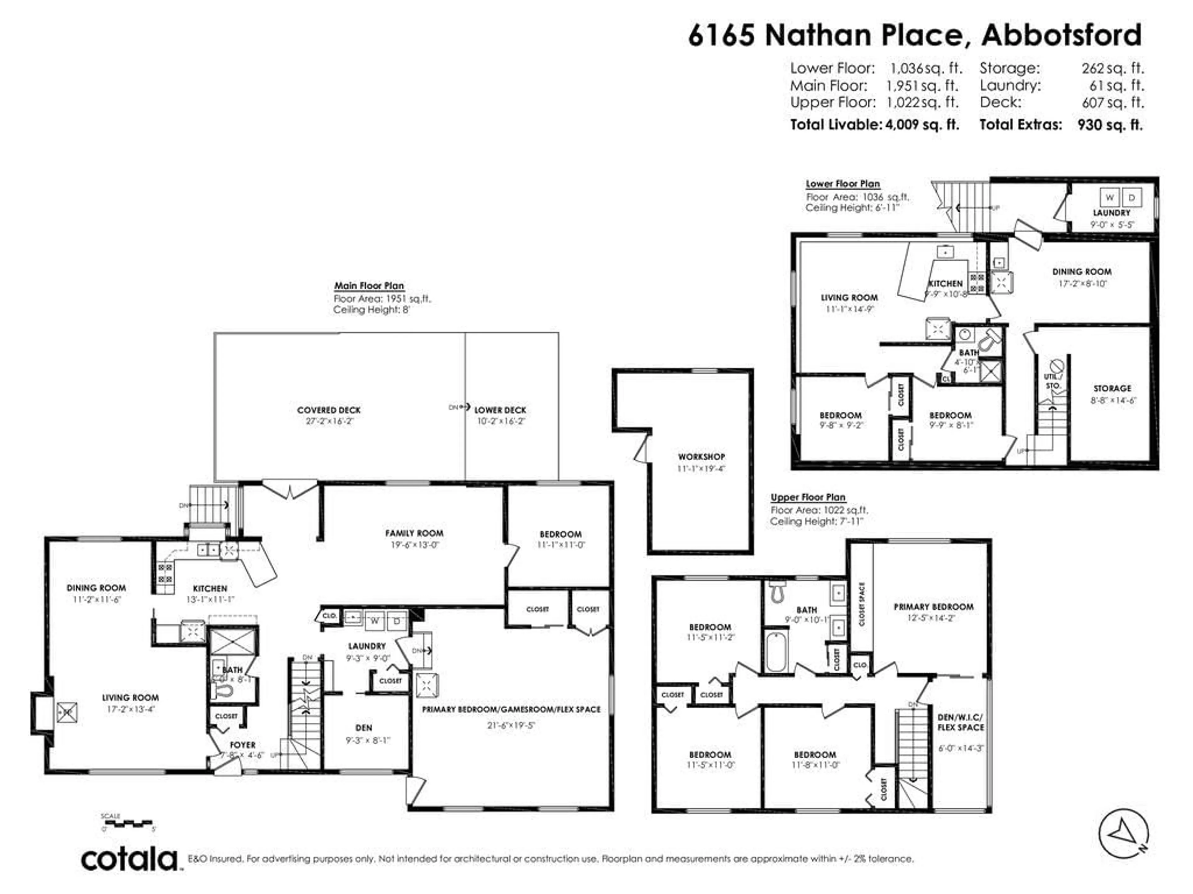 Floor plan for 6165 NATHAN PLACE, Abbotsford British Columbia V4X2G4