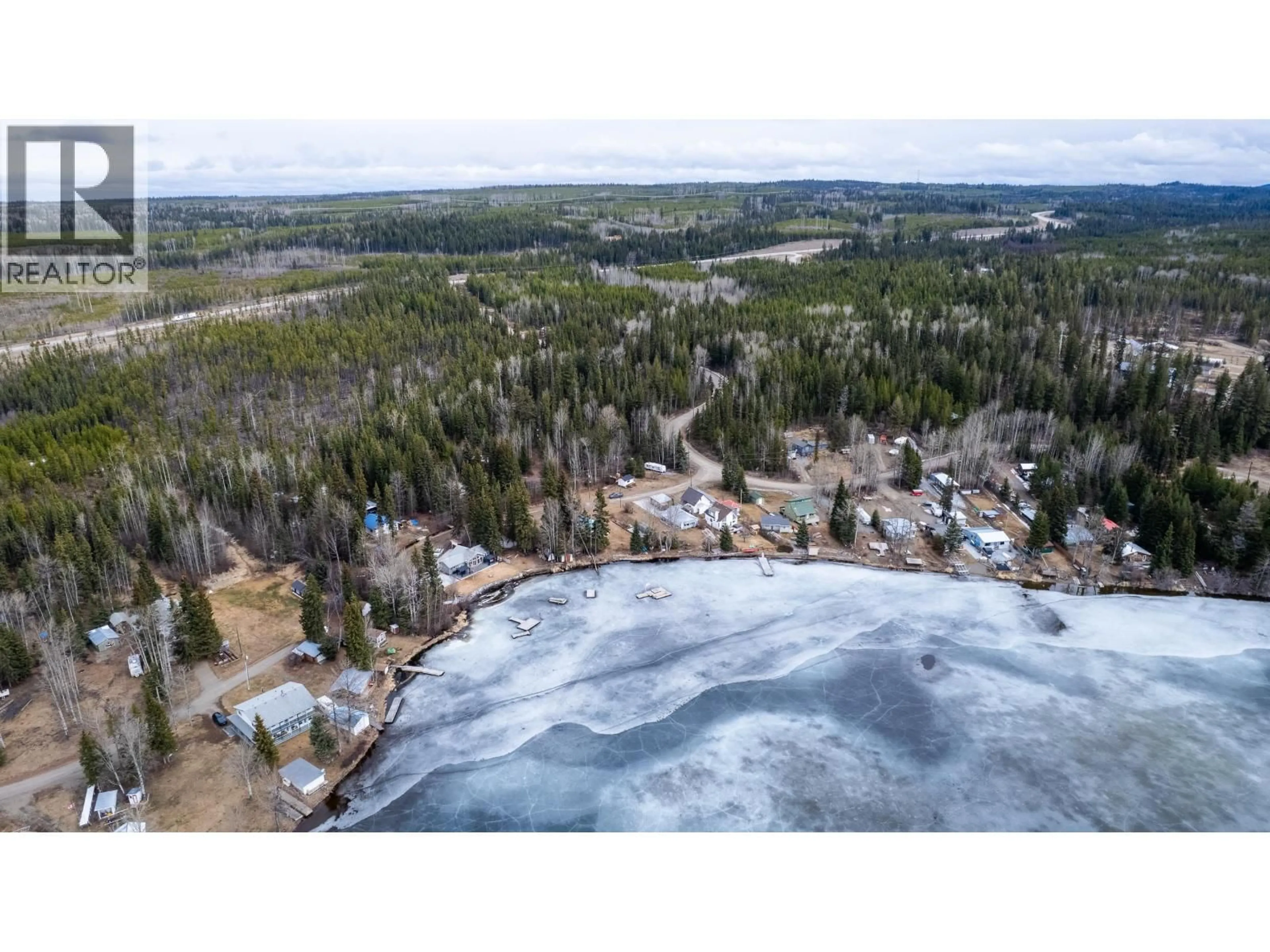 A pic from outside/outdoor area/front of a property/back of a property/a pic from drone, water/lake/river/ocean view for 50465 LAKES ROAD, Cluculz Lake British Columbia V0J3A3
