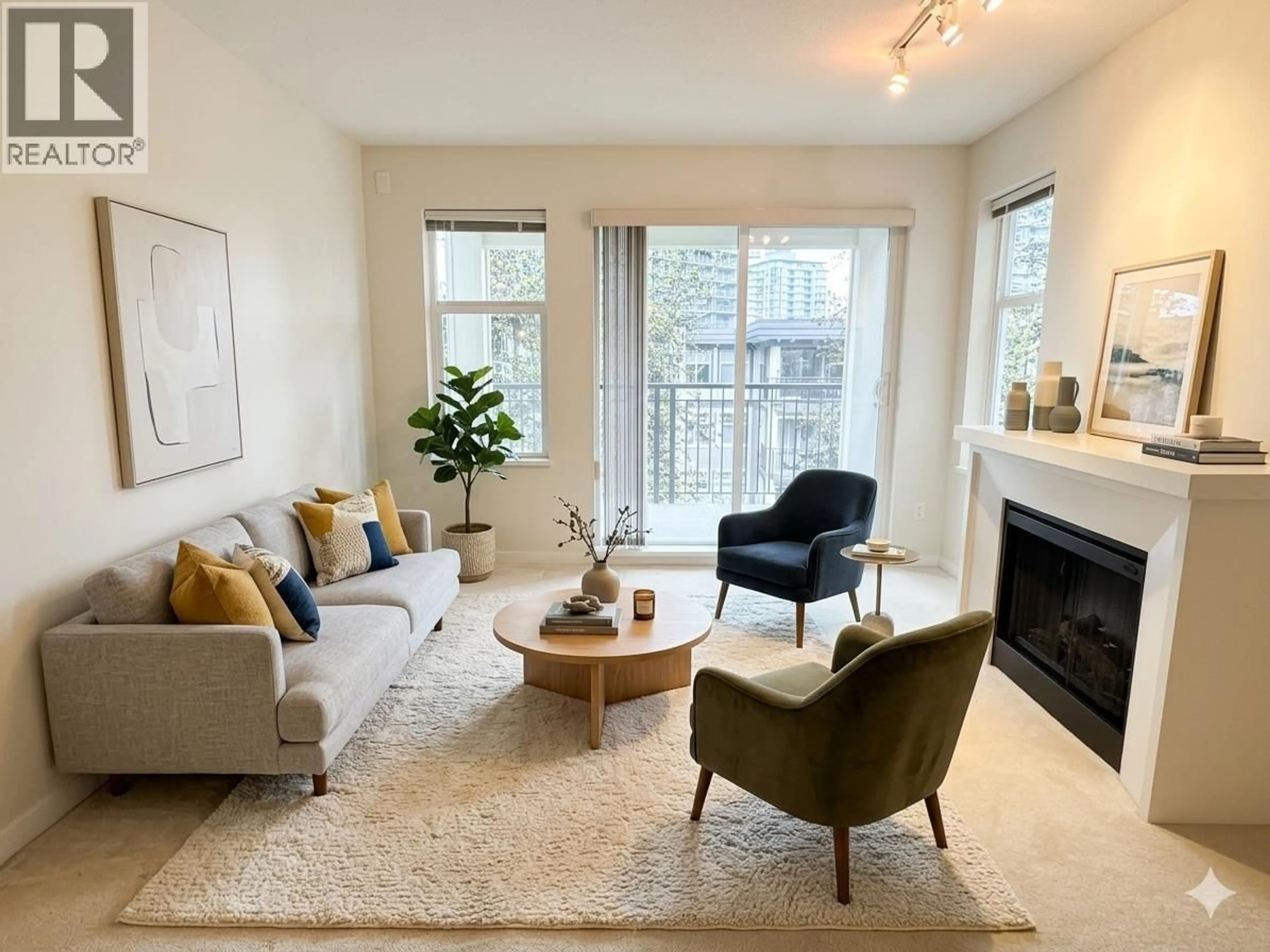 Living room with furniture, unknown for 313 - 4833 BRENTWOOD DRIVE, Burnaby British Columbia V5C0C3