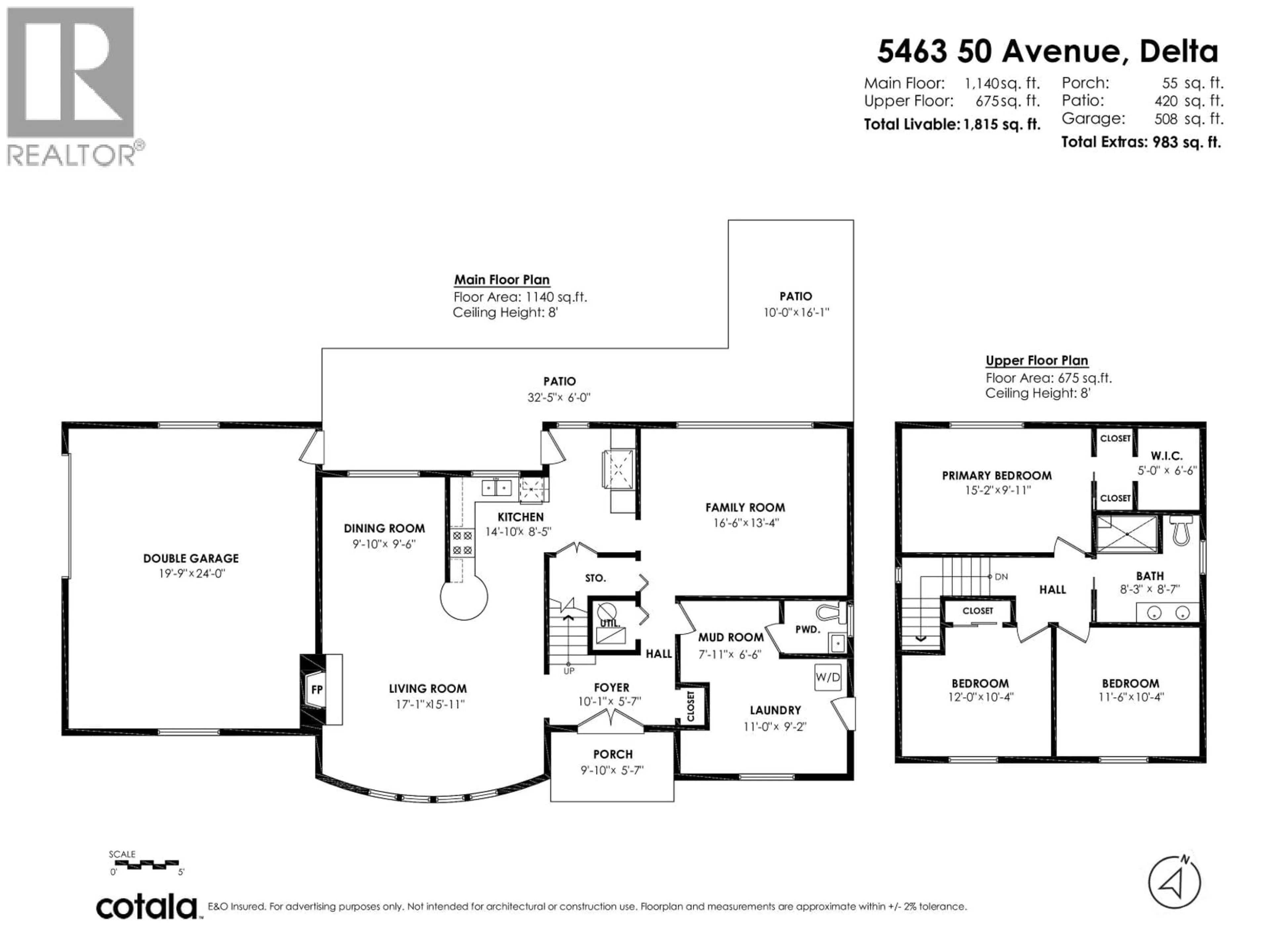 Floor plan for 5463 50 AVENUE, Ladner British Columbia V4K2A1