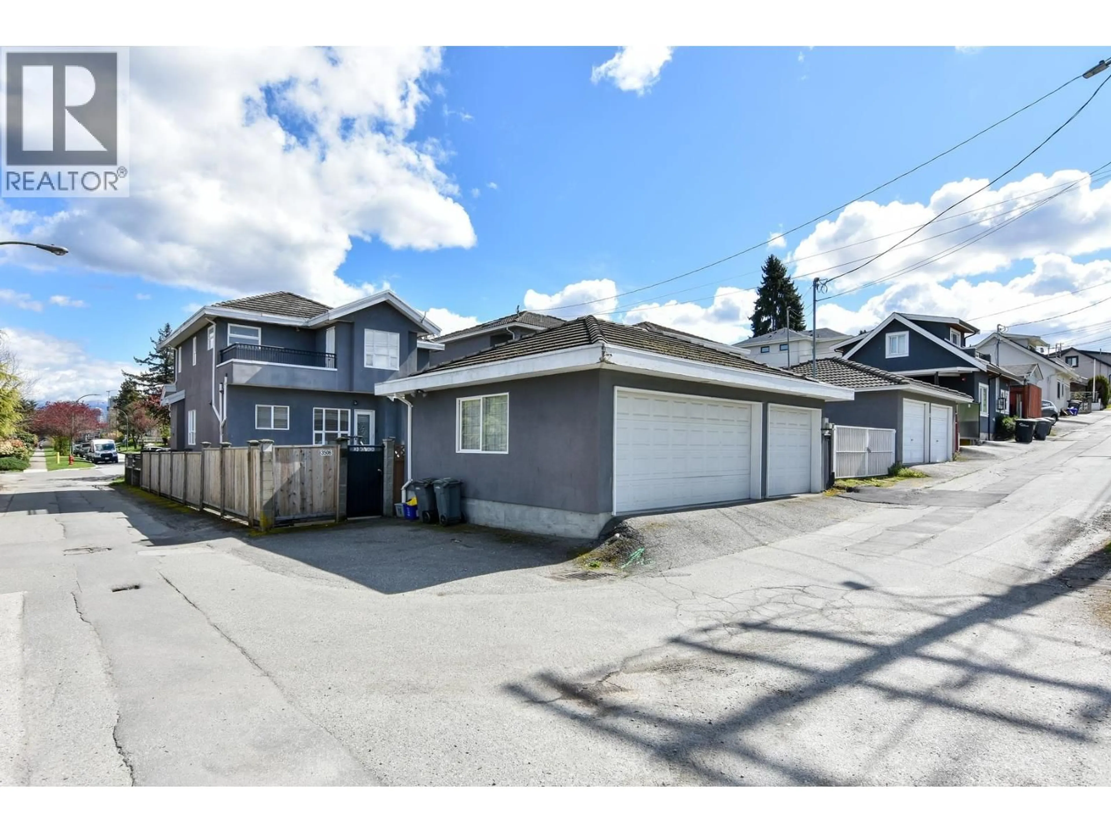 A pic from outside/outdoor area/front of a property/back of a property/a pic from drone, street for 3506 HAIDA DRIVE, Vancouver British Columbia V5M3Z4