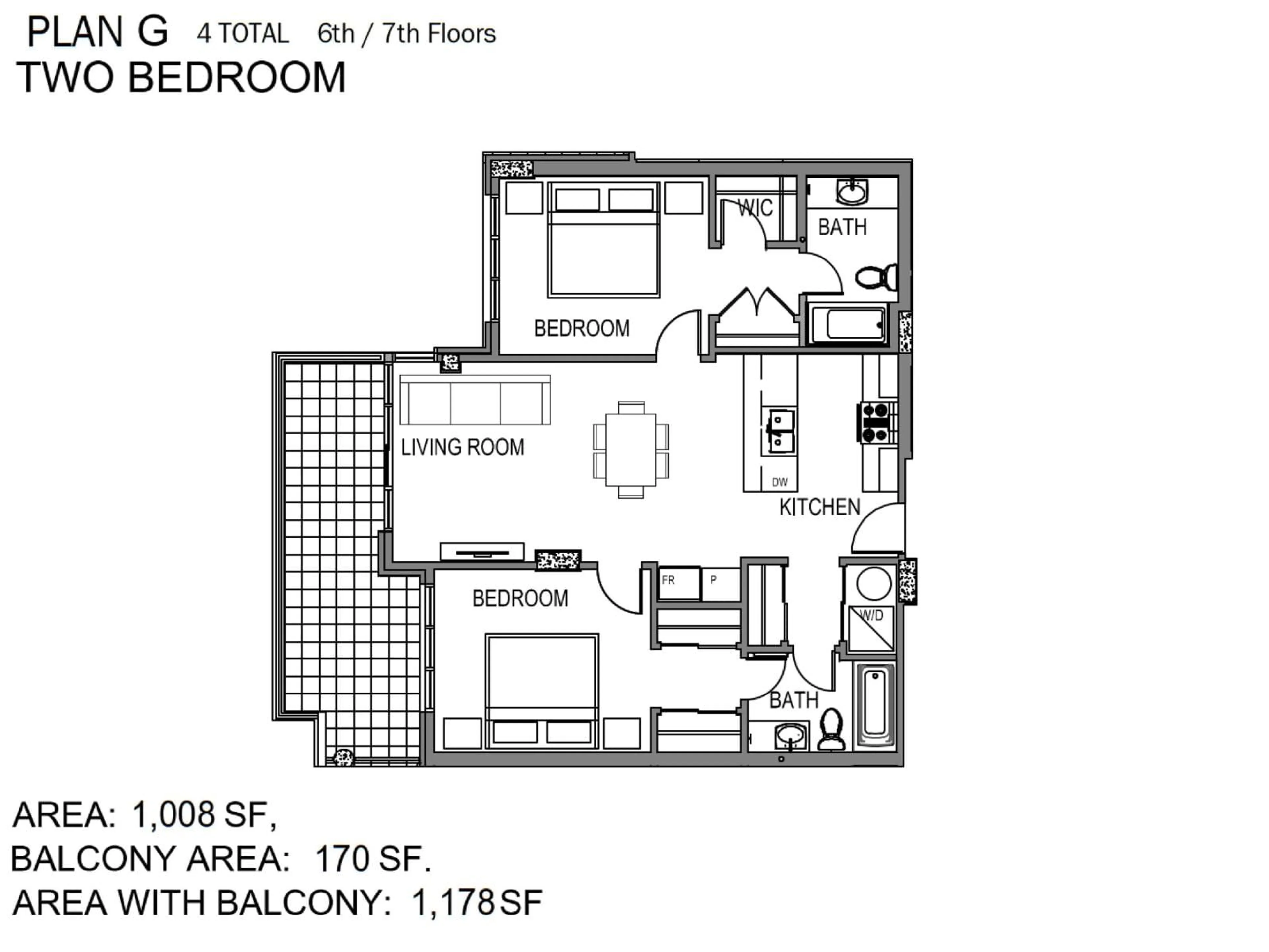 Floor plan for 605 - 120 ESPLANADE AVENUE, Harrison Hot Springs British Columbia V0M1K0