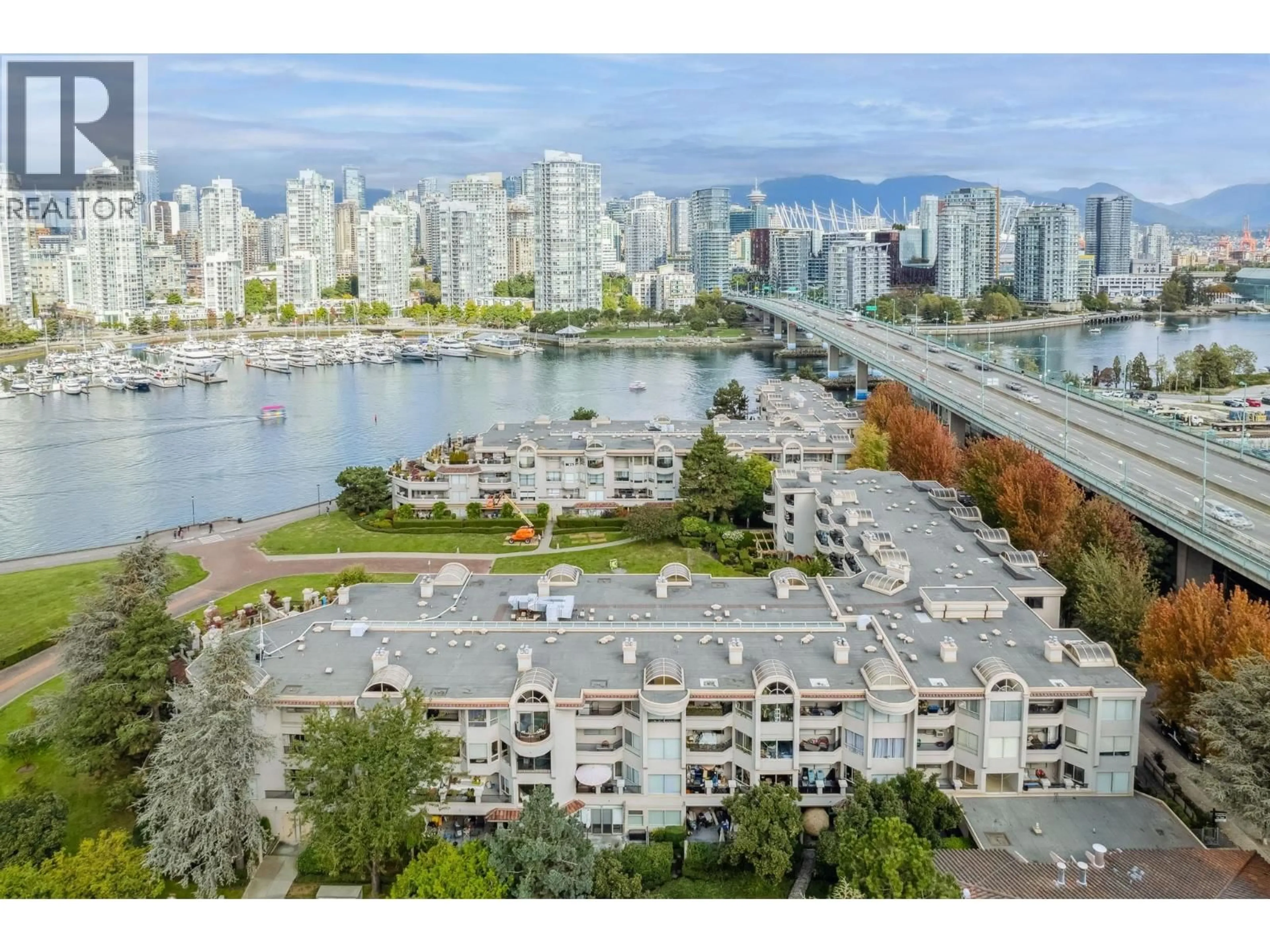 A pic from outside/outdoor area/front of a property/back of a property/a pic from drone, water/lake/river/ocean view for 311 - 1869 SPYGLASS PLACE, Vancouver British Columbia V5Z4K7
