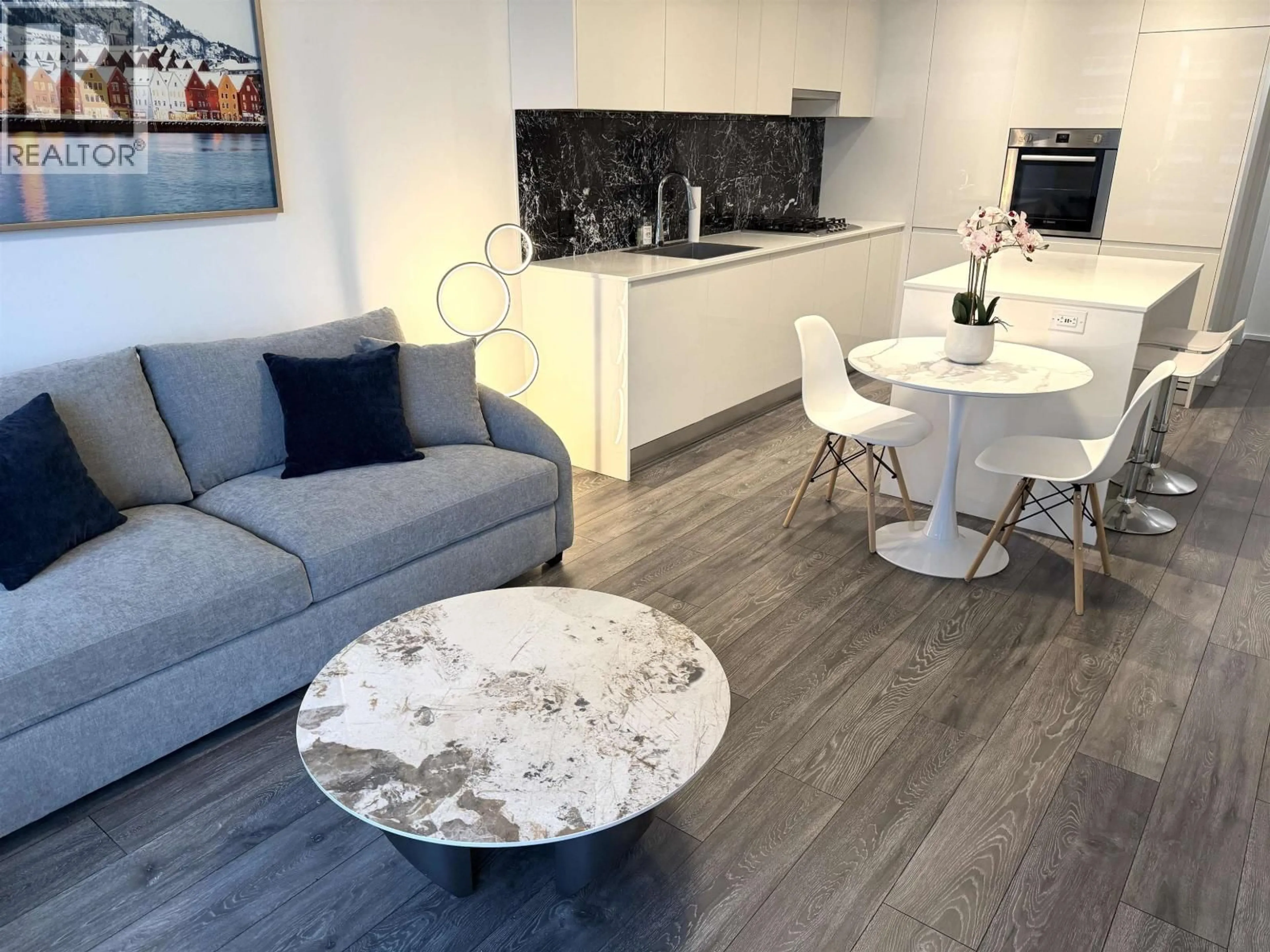 Living room with furniture, unknown for 3906 - 4650 BRENTWOOD BOULEVARD, Burnaby British Columbia V5C0M3