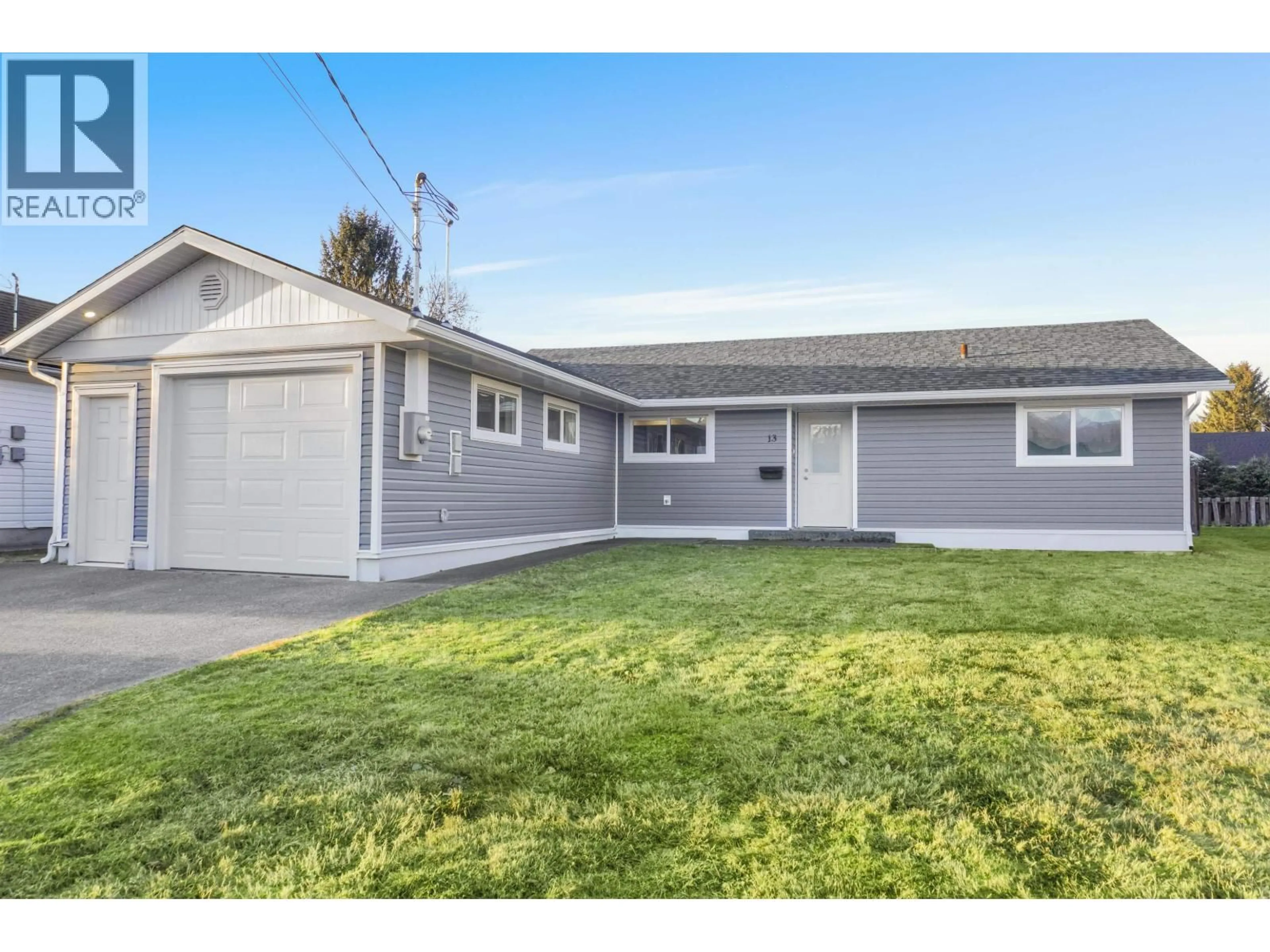 Home with vinyl exterior material, street for 13 YUKON STREET, Kitimat British Columbia V8C1Z3