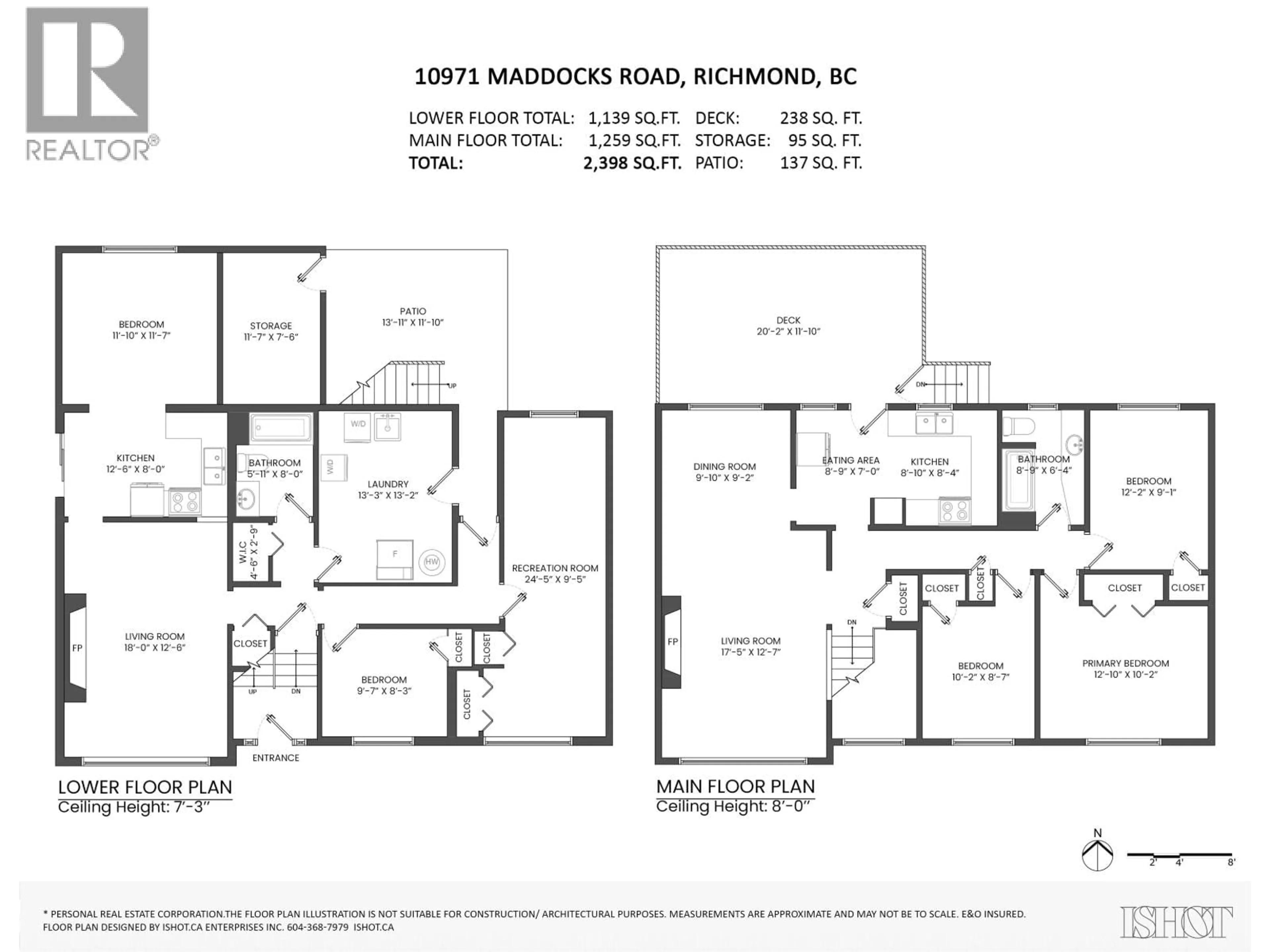 Floor plan for 10971 MADDOCKS ROAD, Richmond British Columbia V7A3N1