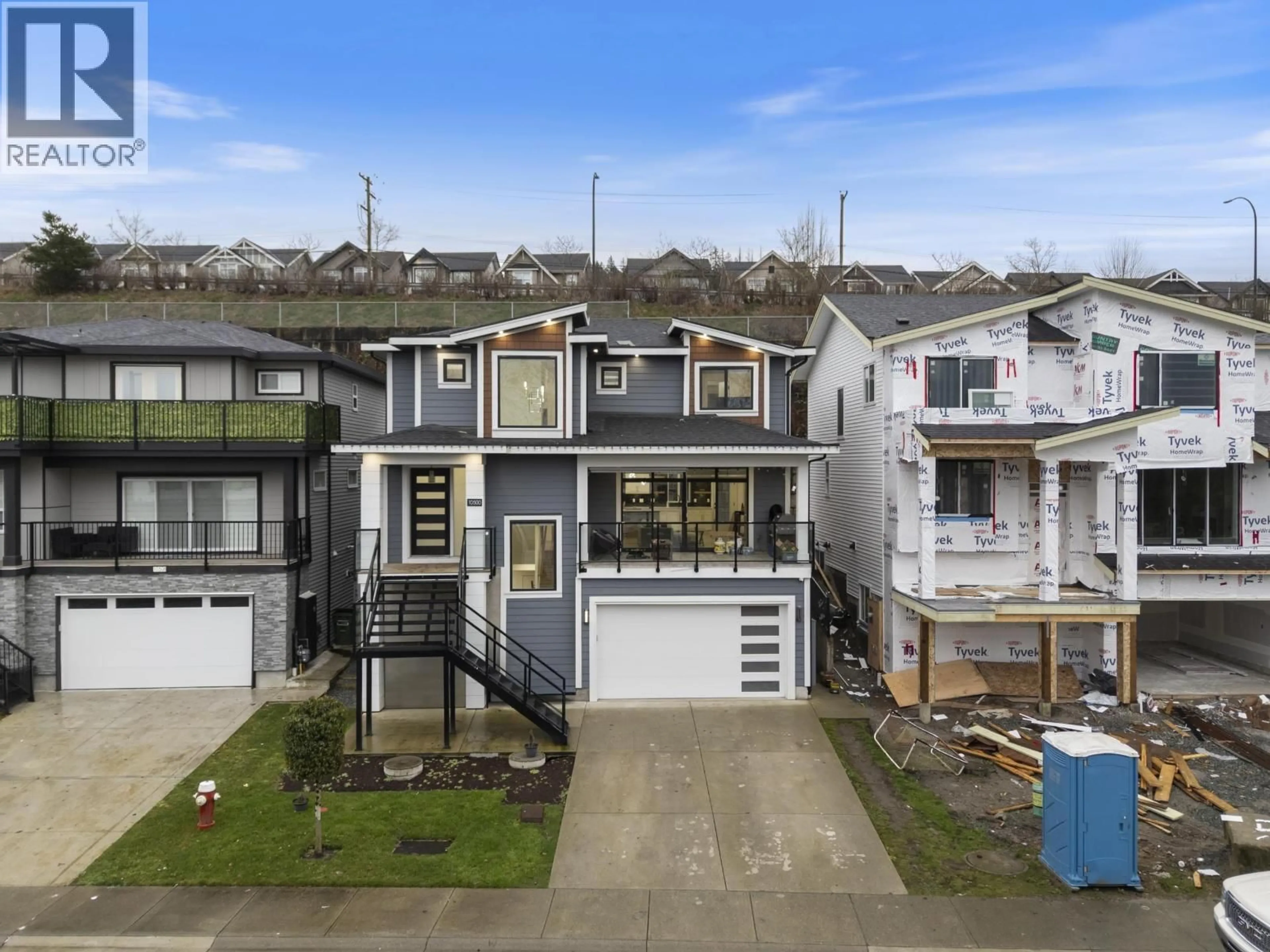 A pic from outside/outdoor area/front of a property/back of a property/a pic from drone, street for 10500 MCVEETY STREET, Maple Ridge British Columbia V2W0K3