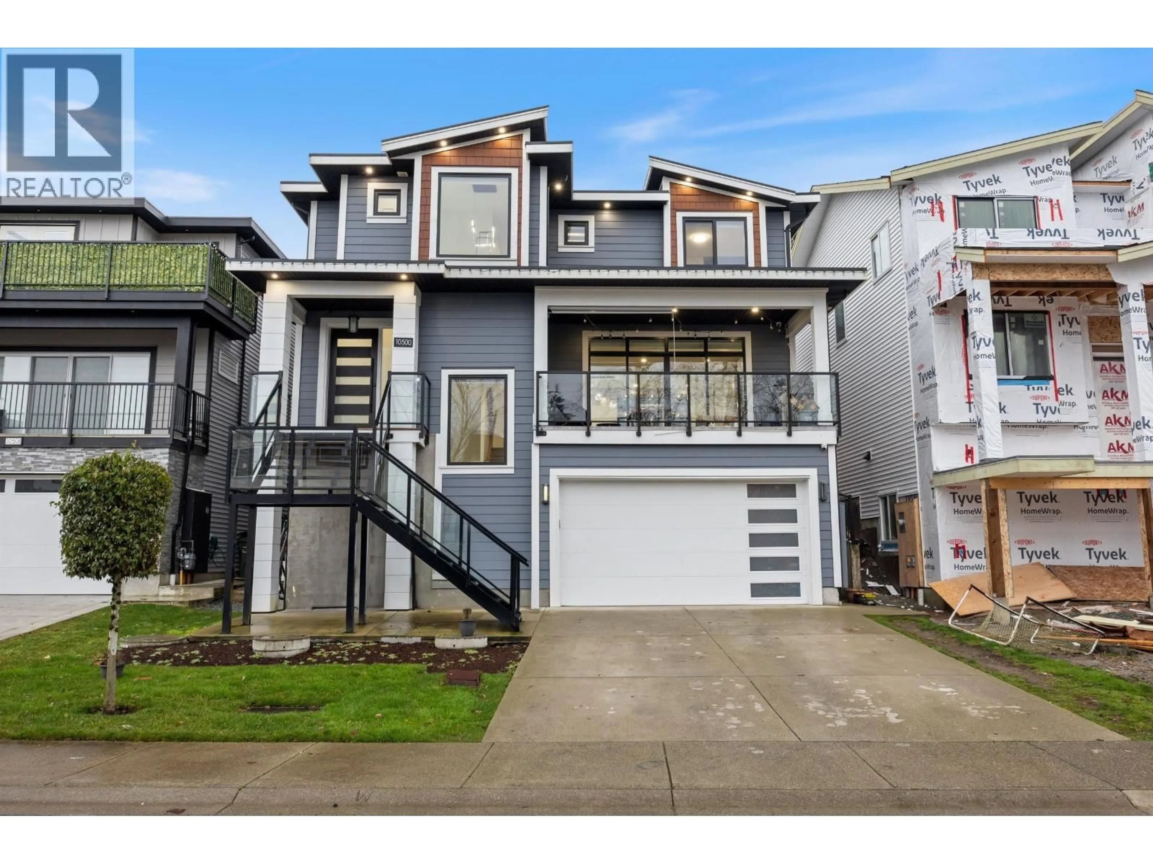 Home with vinyl exterior material, street for 10500 MCVEETY STREET, Maple Ridge British Columbia V2W0K3