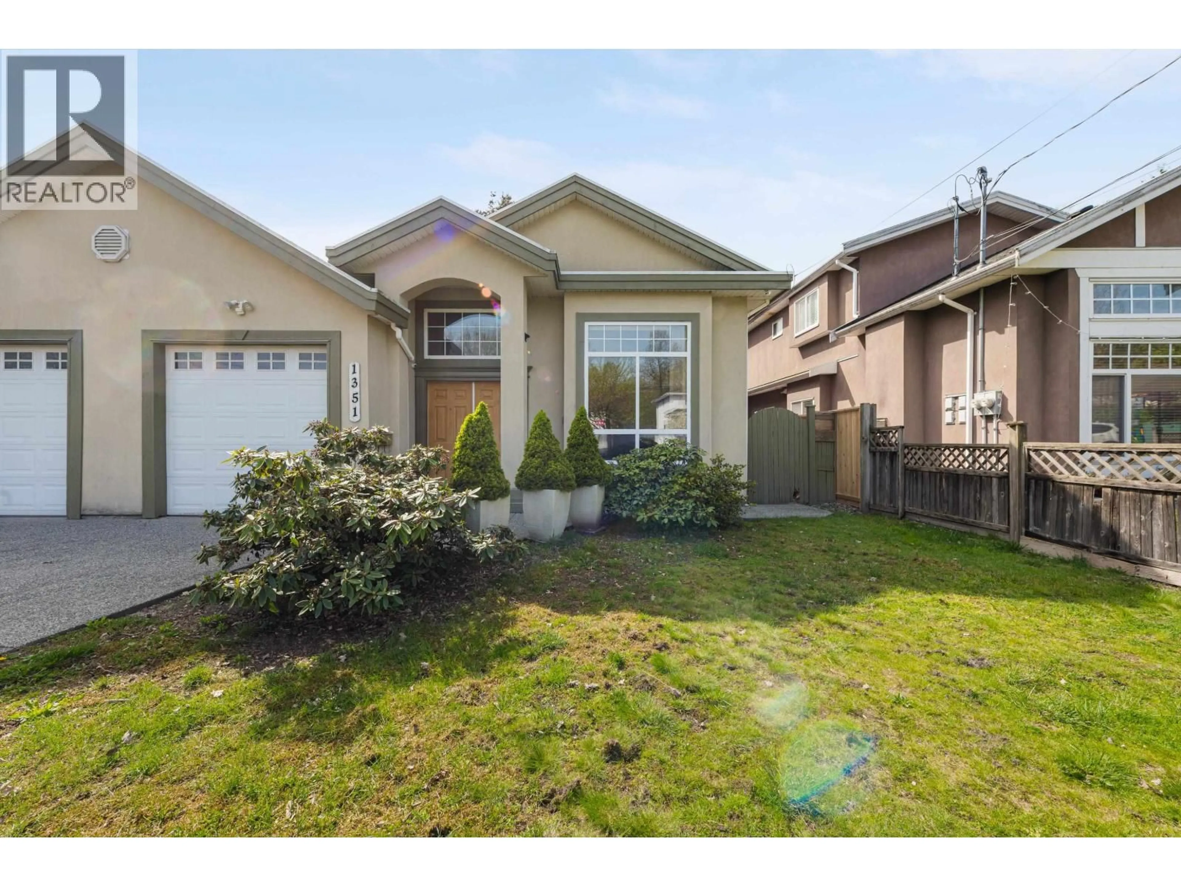 Home with vinyl exterior material, street for 1351 DUTHIE AVENUE, Burnaby British Columbia V5A2R5