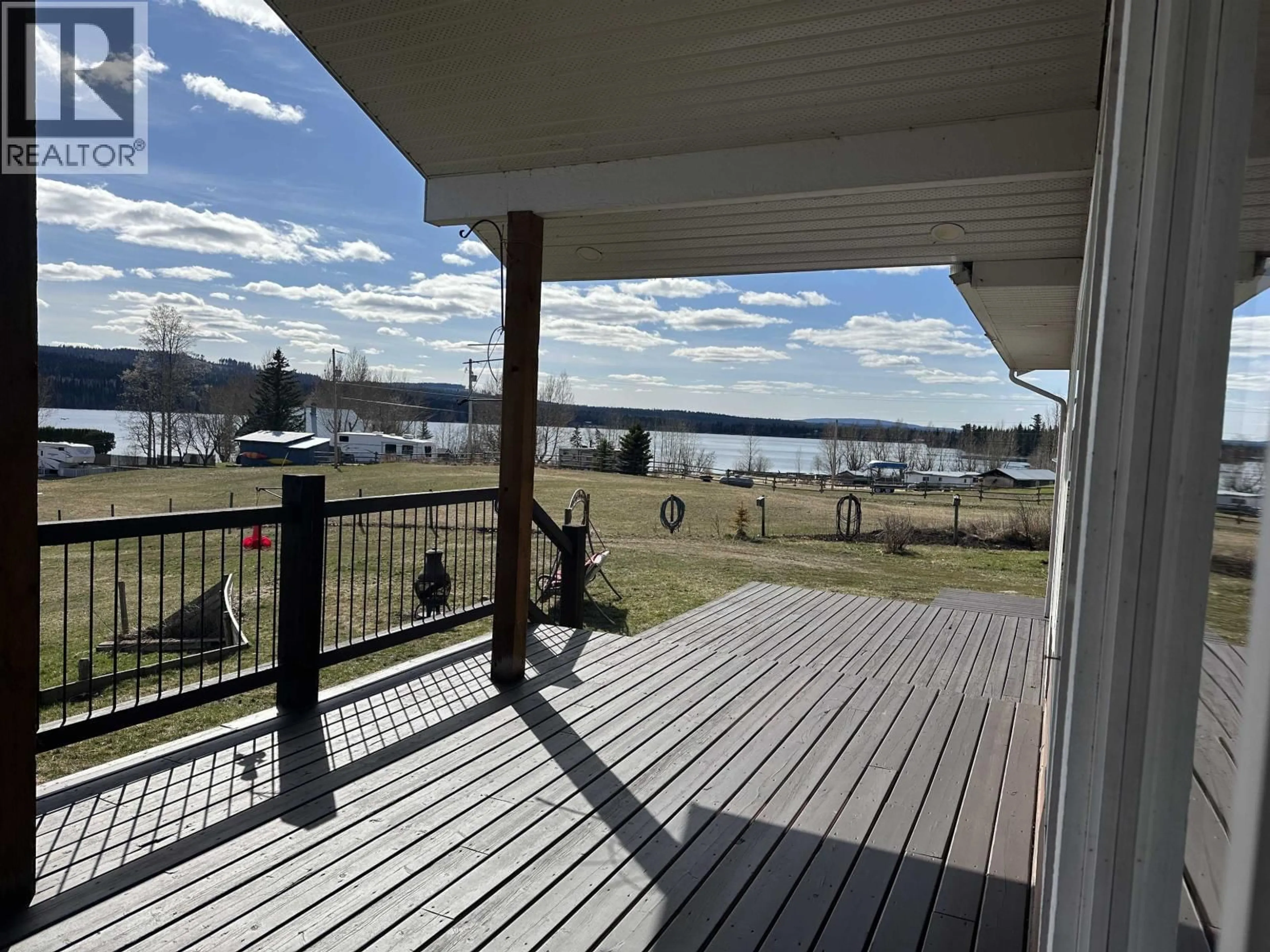 Patio, water/lake/river/ocean view for 4242 SPUR ROAD, Williams Lake British Columbia V0L1G0