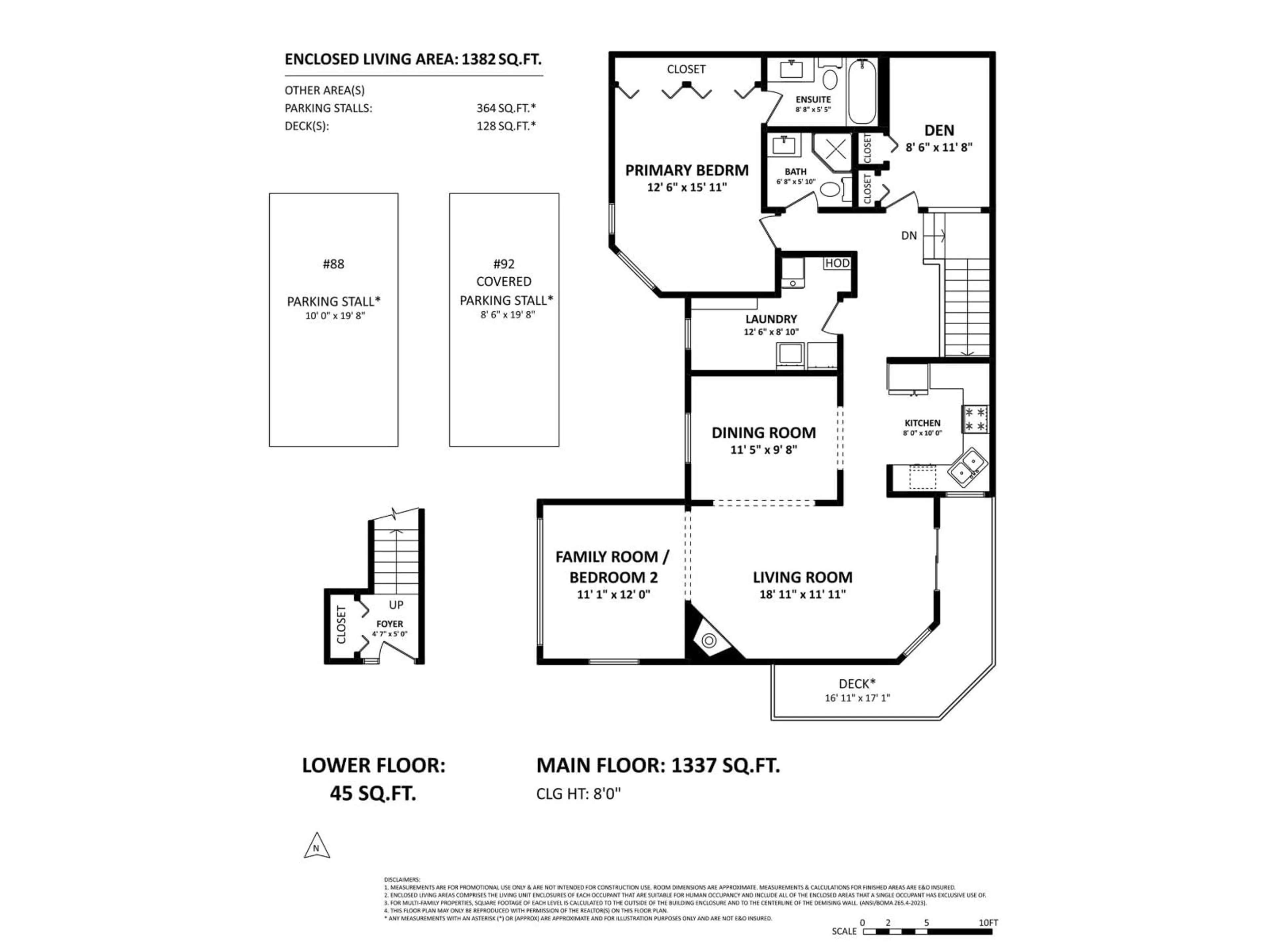 Floor plan for 1008 - 21937 48 AVENUE, Langley British Columbia V3A8C3
