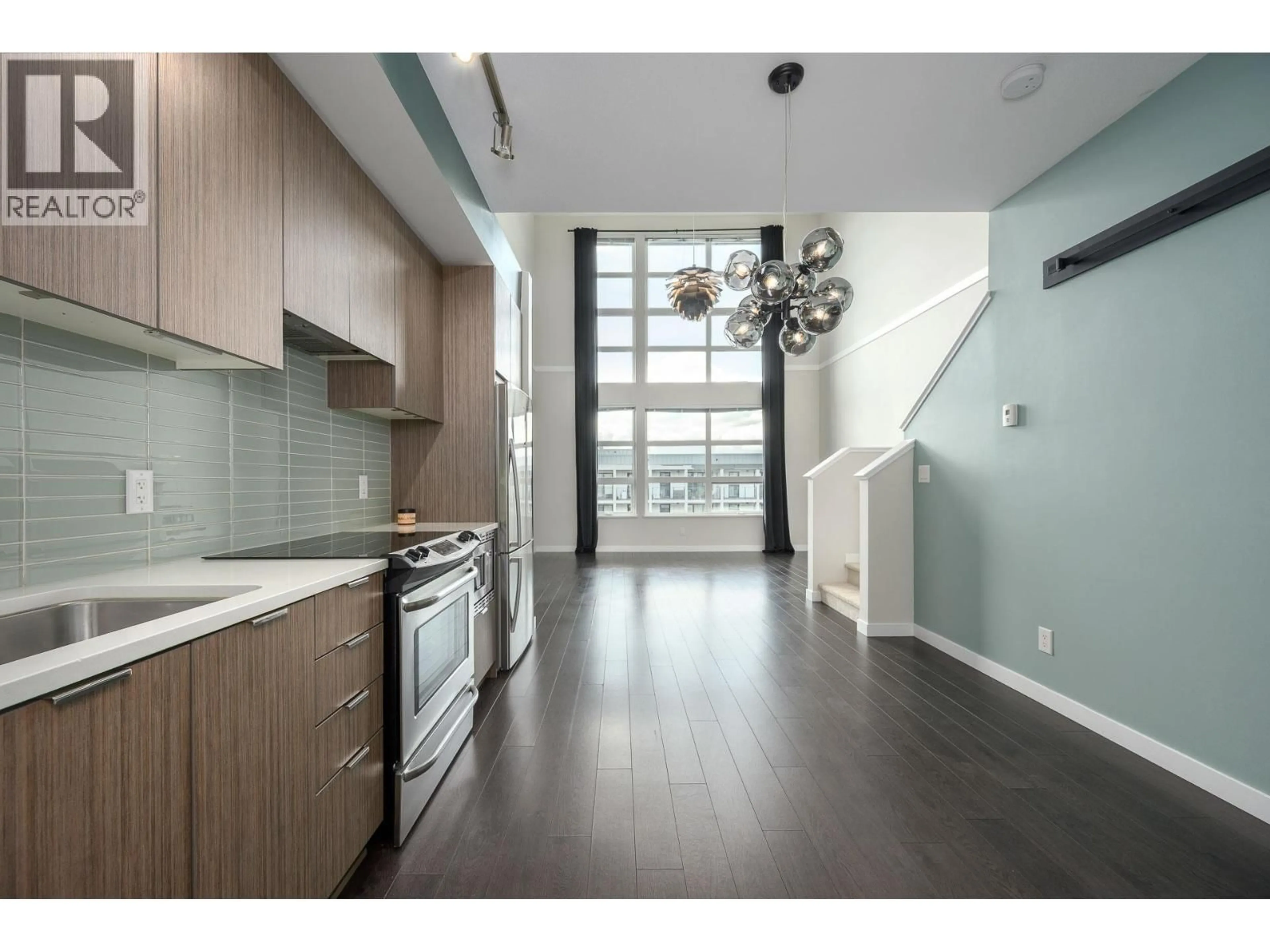 Open concept kitchen, unknown for 510 - 9877 UNIVERSITY CRESCENT, Burnaby British Columbia V5A0E5