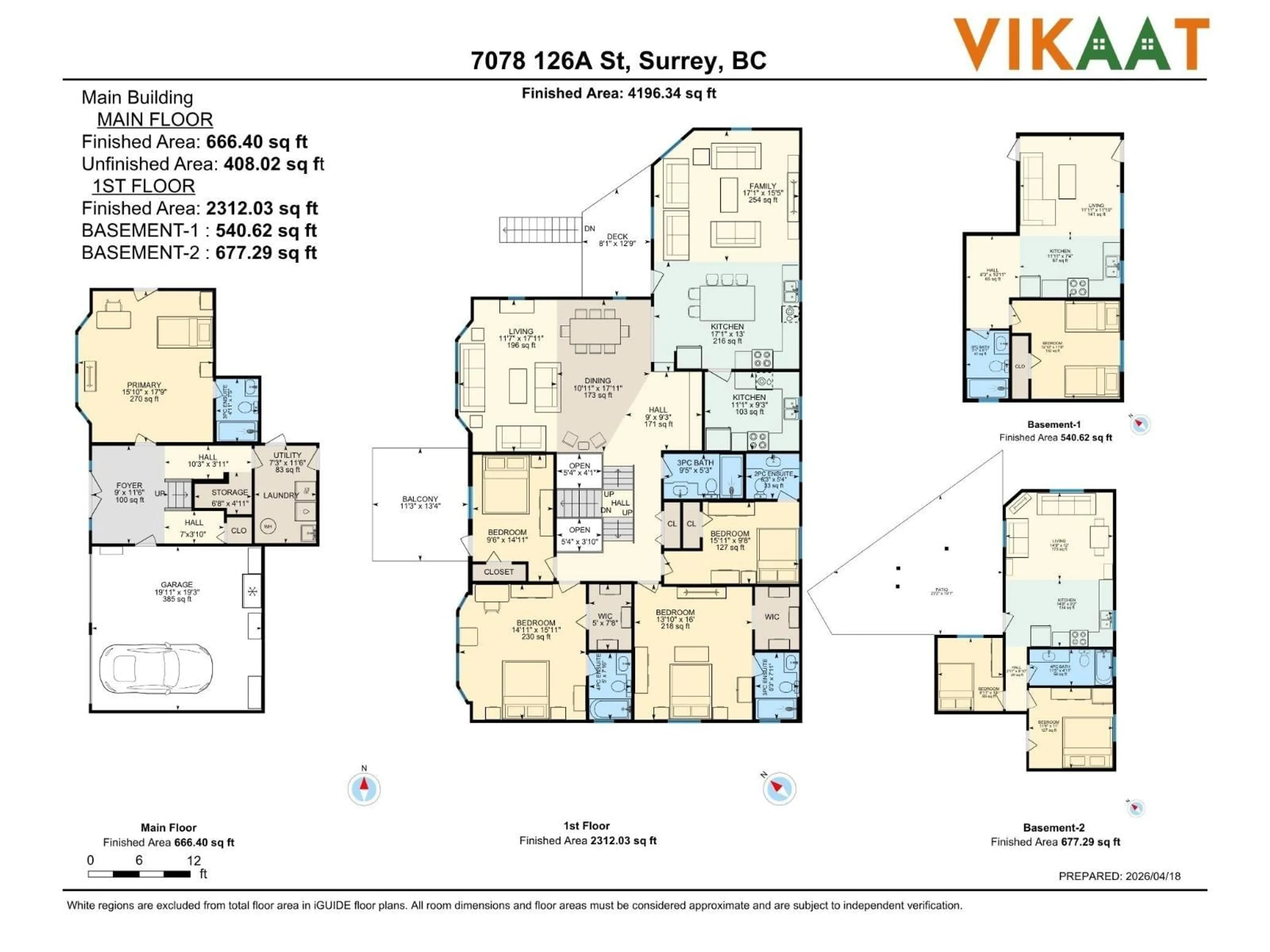 Floor plan for 7078 126A STREET, Surrey British Columbia V3W6G3