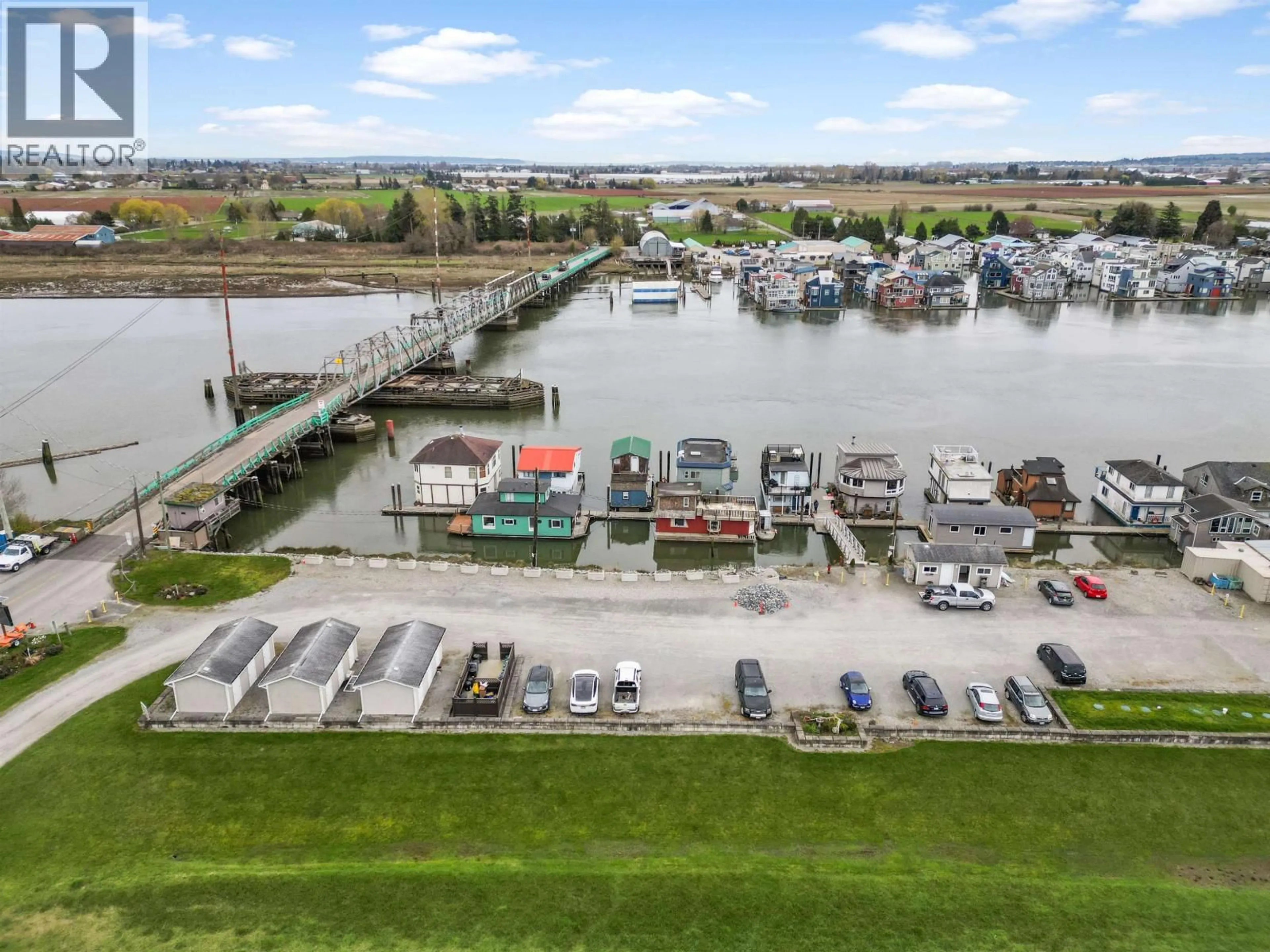 A pic from outside/outdoor area/front of a property/back of a property/a pic from drone, water/lake/river/ocean view for 3 - 3350 WESTHAM ISLAND ROAD, Ladner British Columbia V4K0A4