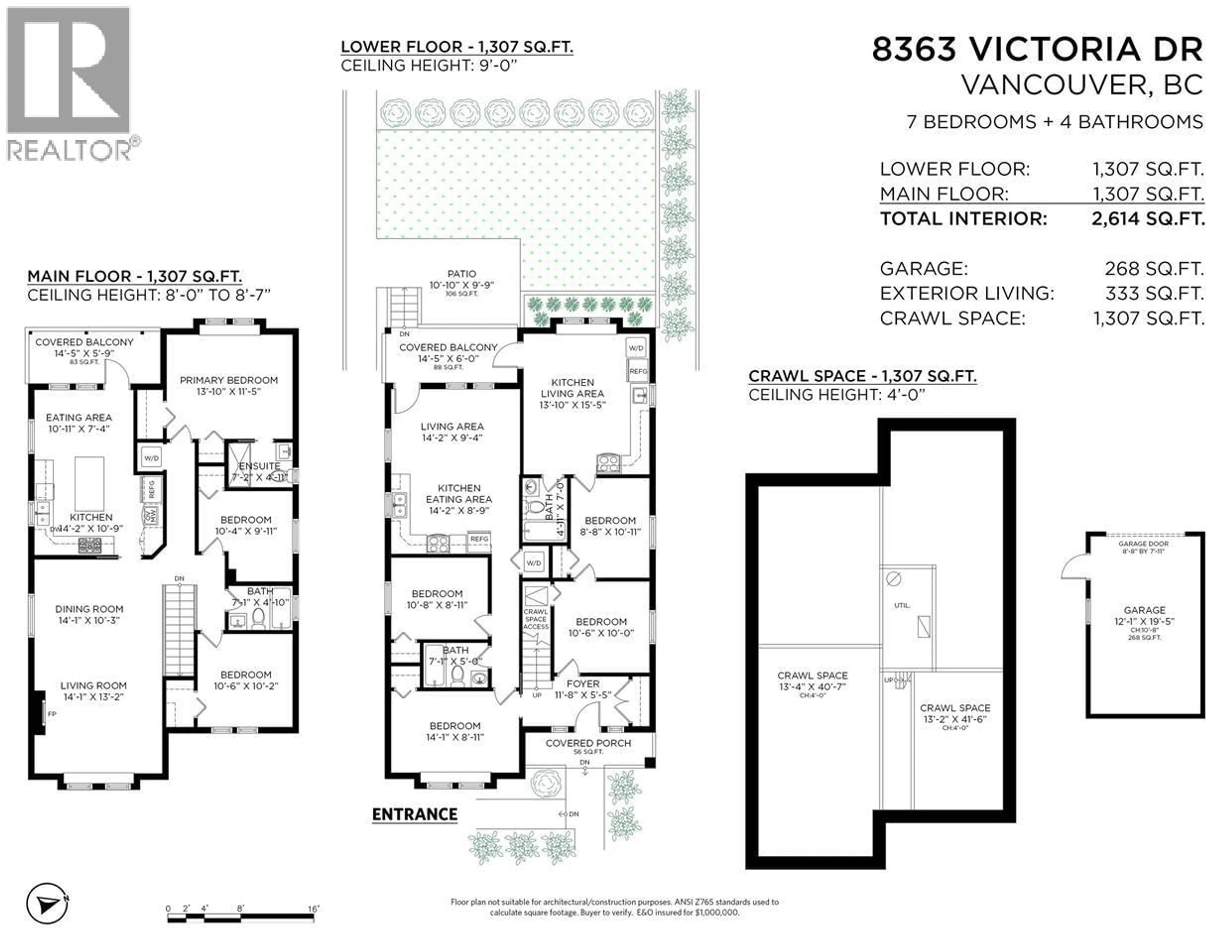 Floor plan for 8363 VICTORIA DRIVE, Vancouver British Columbia V5P4A8