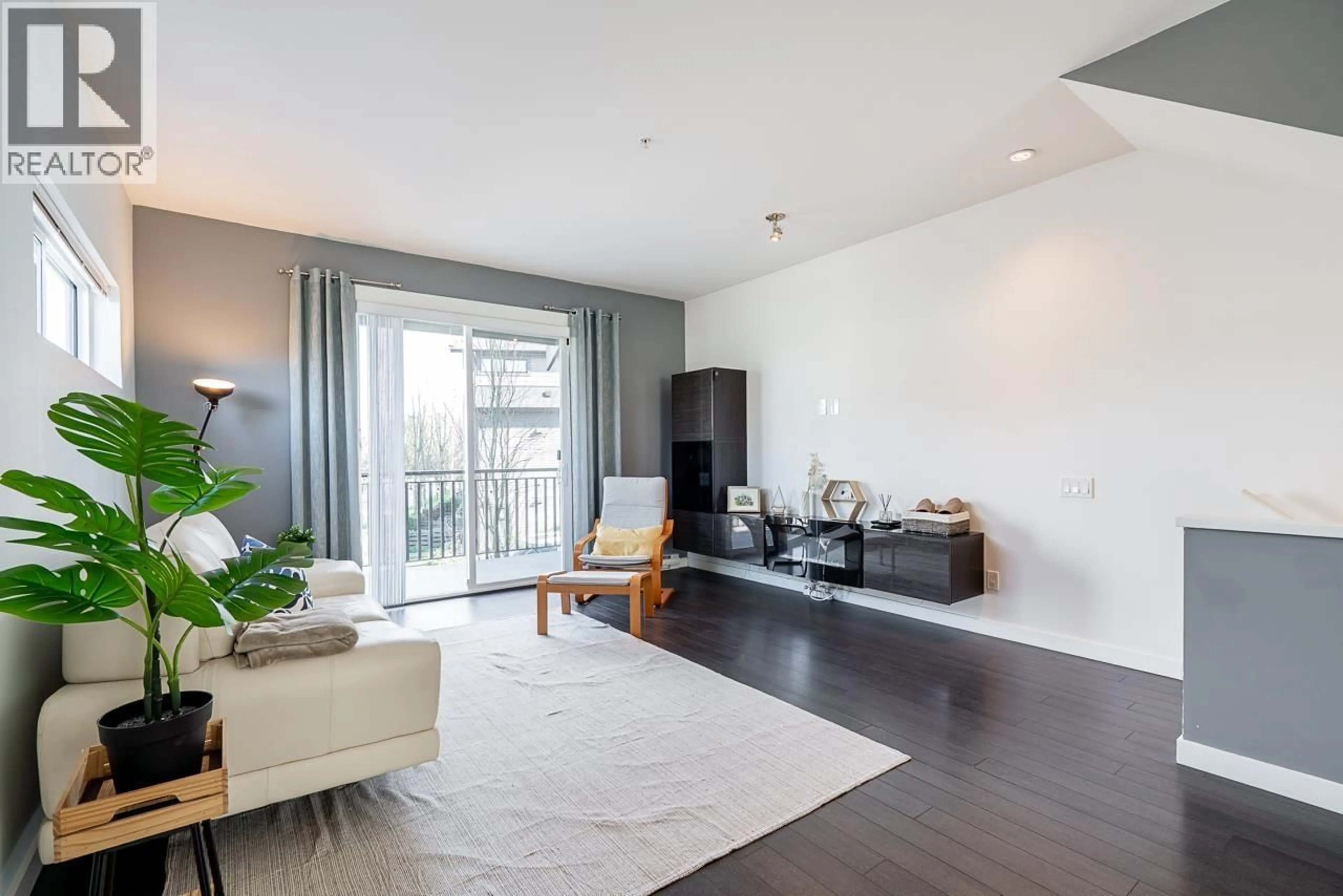 Living room with furniture, wood/laminate floor for 13 - 2325 RANGER LANE, Port Coquitlam British Columbia V3B0K7