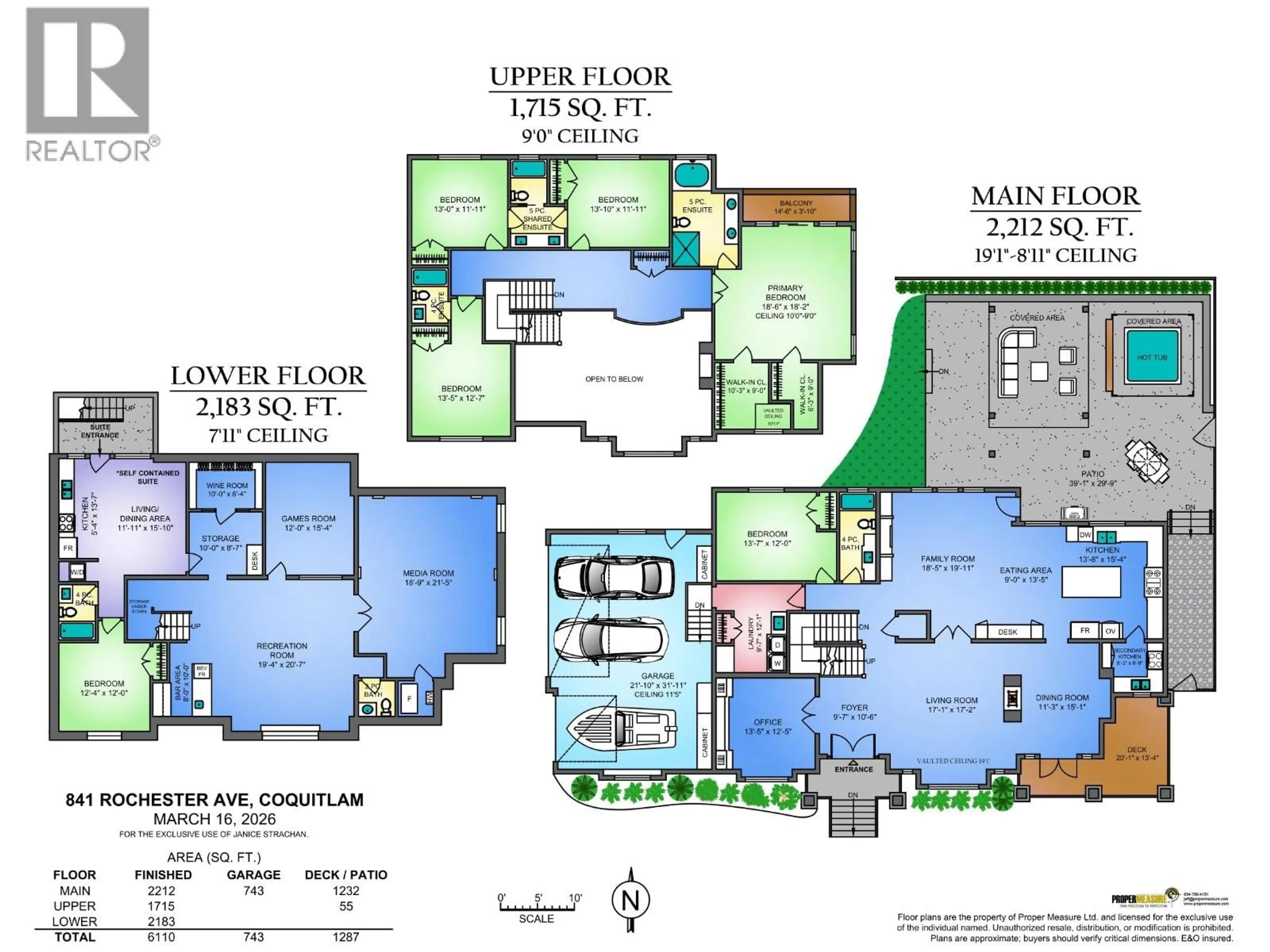 Floor plan for 841 ROCHESTER AVENUE, Coquitlam British Columbia V3K2W4