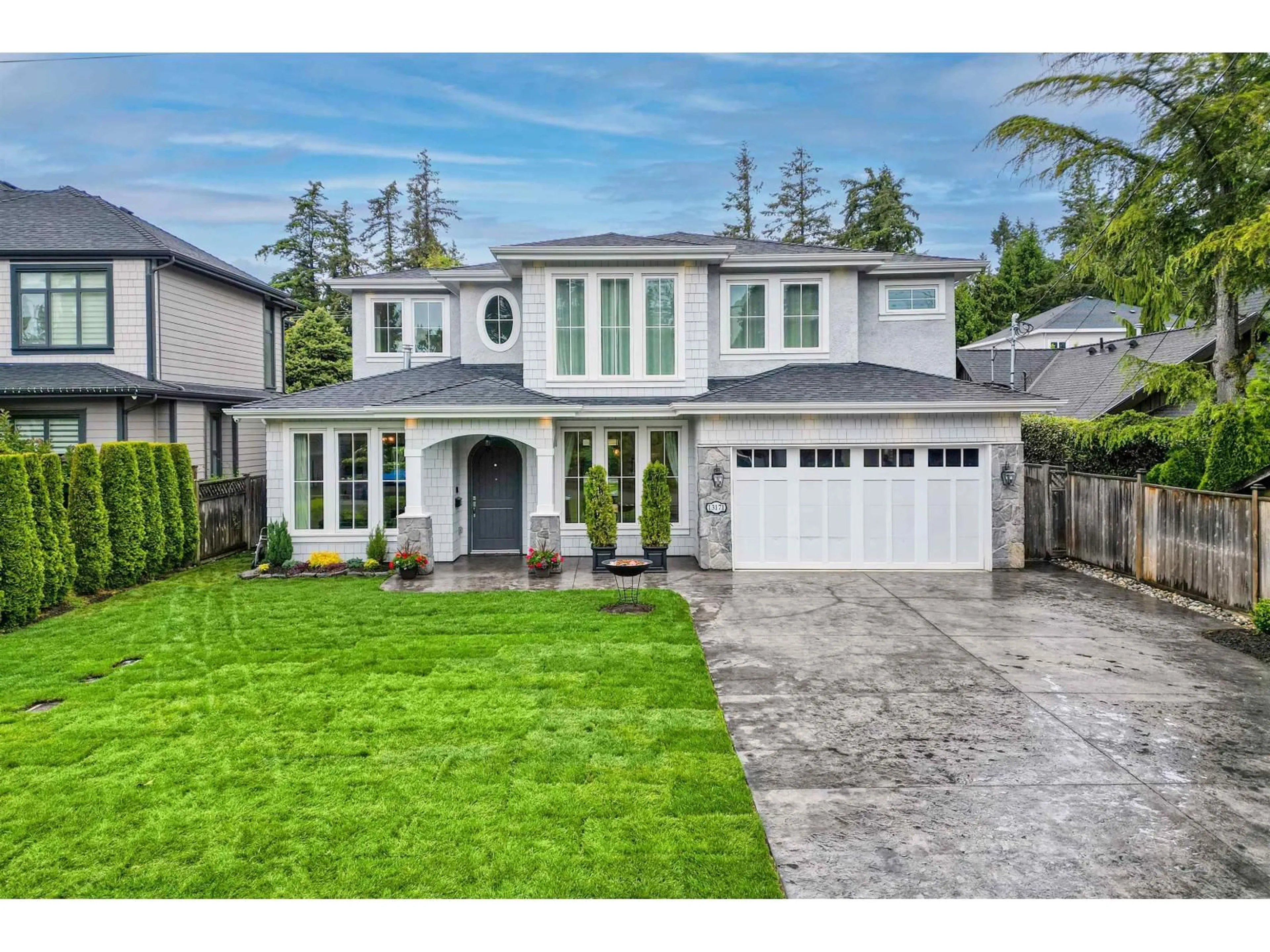 Home with vinyl exterior material, street for 13171 15A AVENUE, Surrey British Columbia V4A1M4