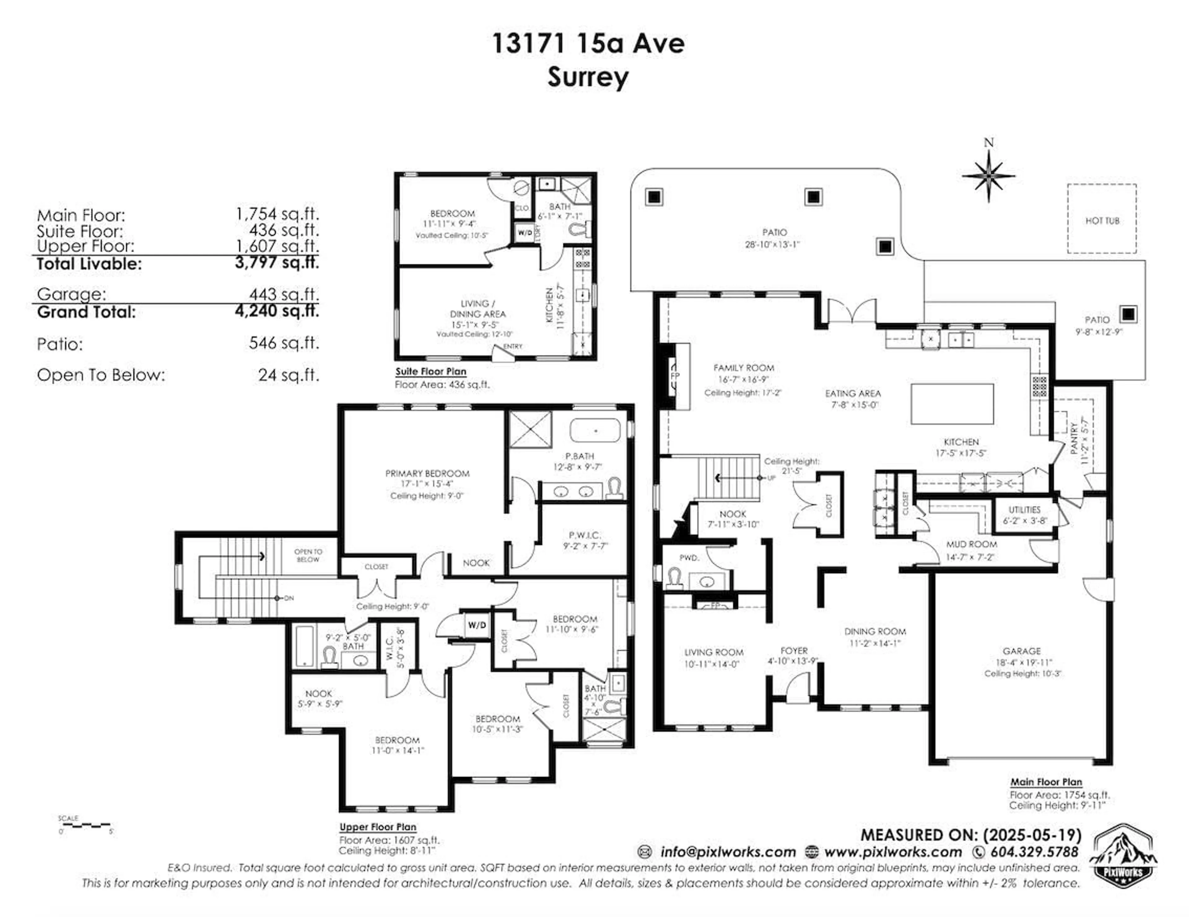 Floor plan for 13171 15A AVENUE, Surrey British Columbia V4A1M4