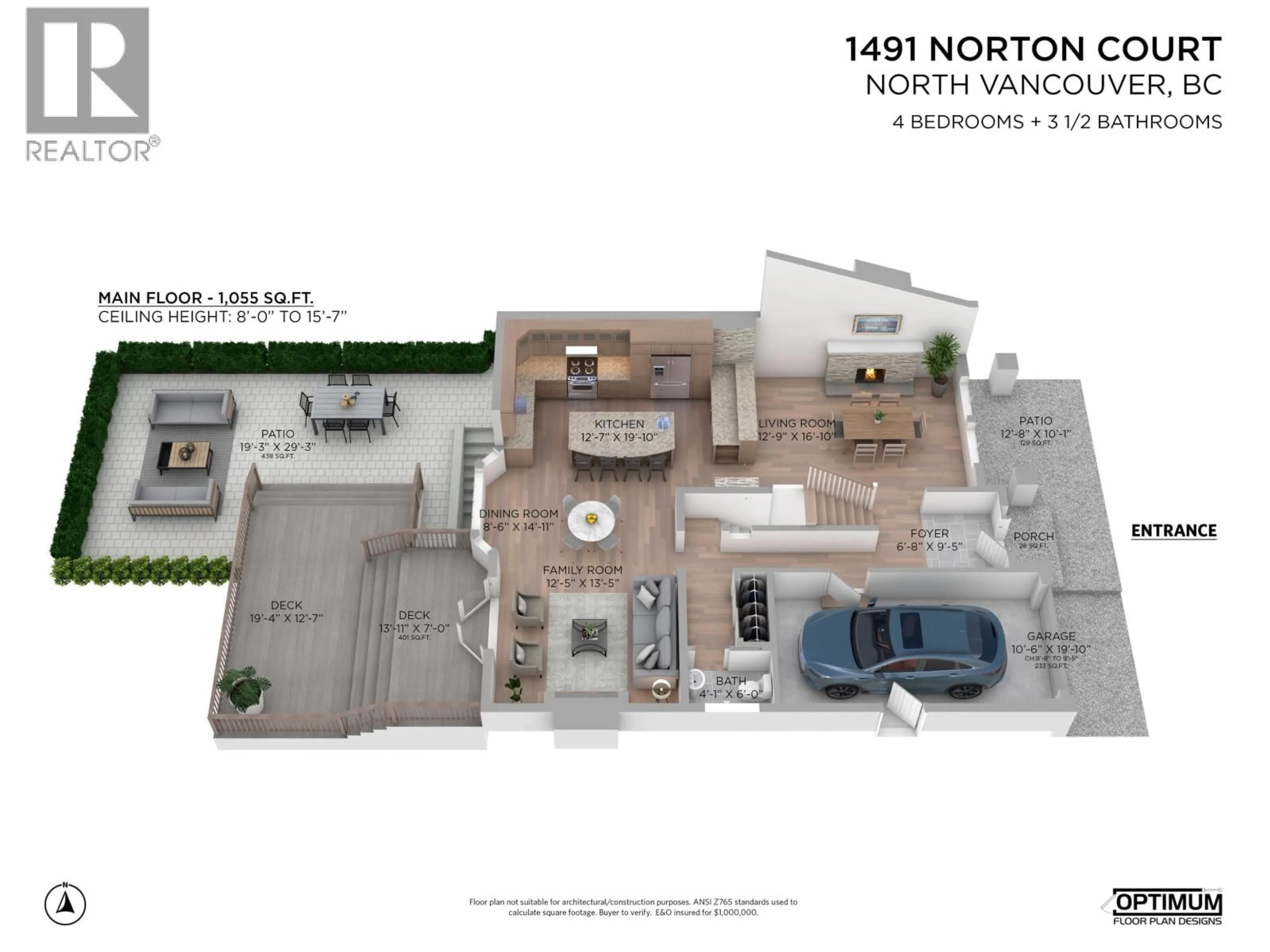 Floor plan for 1491 NORTON COURT, North Vancouver British Columbia V7G2E5