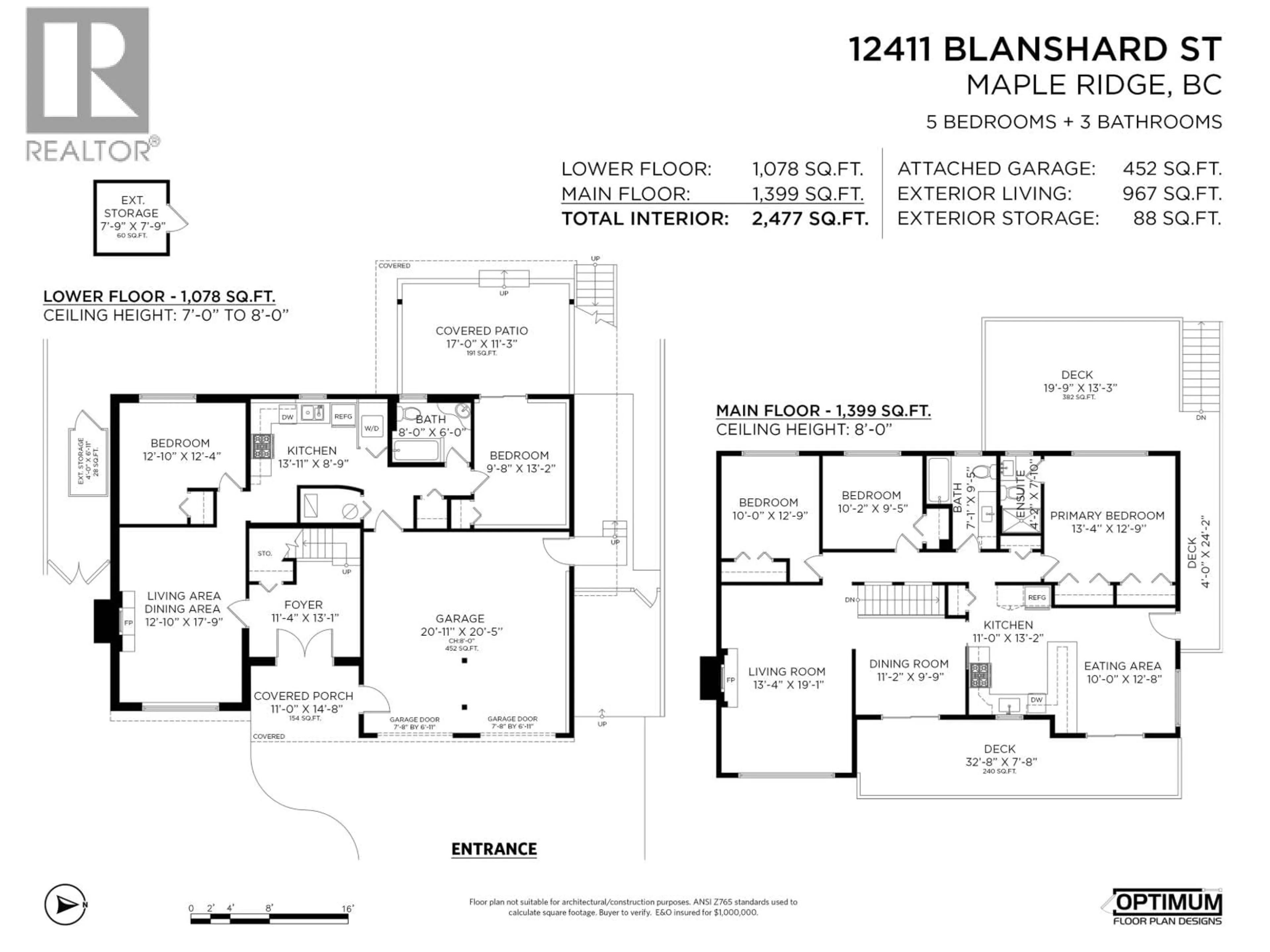 Floor plan for 12411 BLANSHARD STREET, Maple Ridge British Columbia V4R2N4