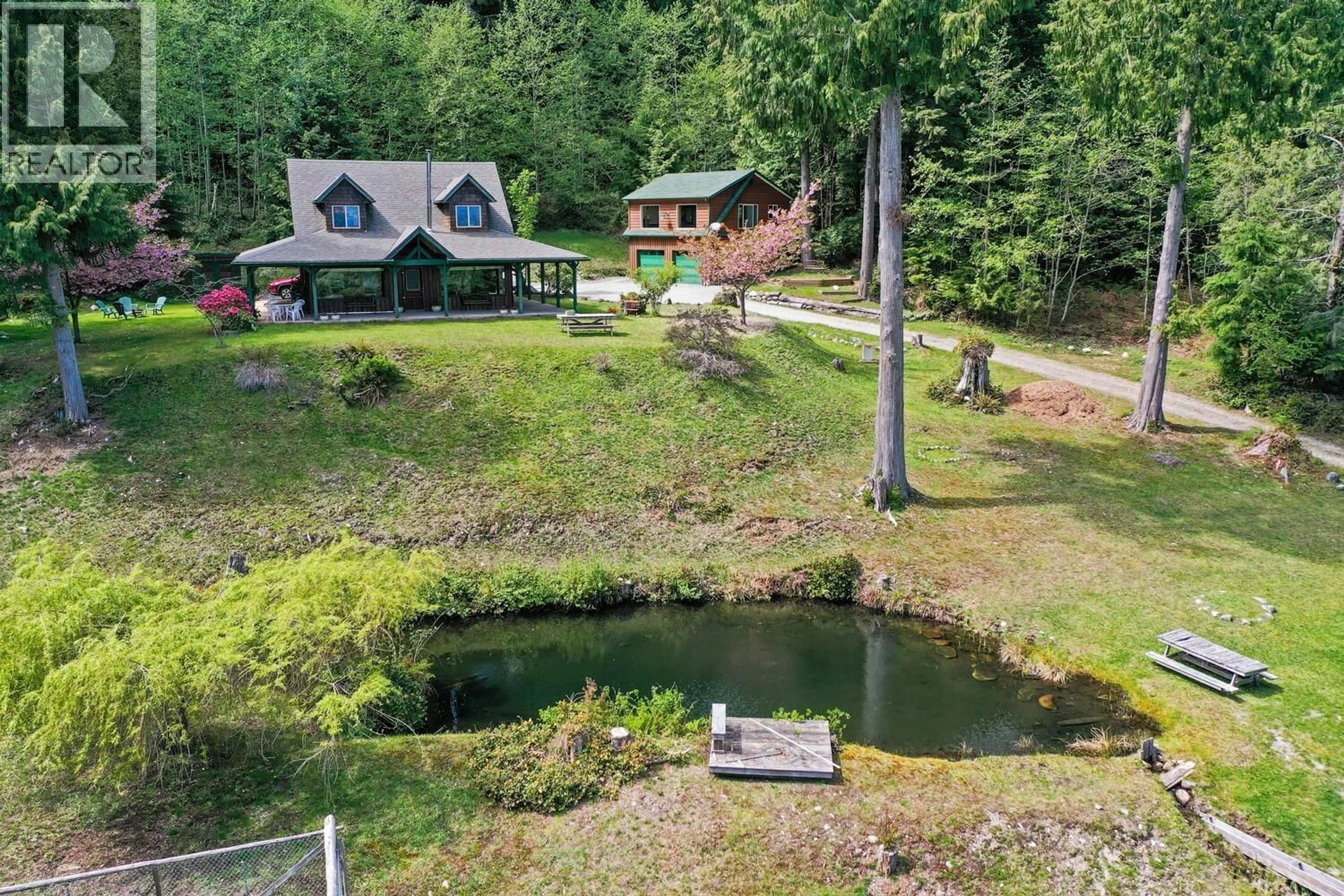 A pic from outside/outdoor area/front of a property/back of a property/a pic from drone, water/lake/river/ocean view for 1685 STORVOLD ROAD, Gibsons British Columbia V0N1V6