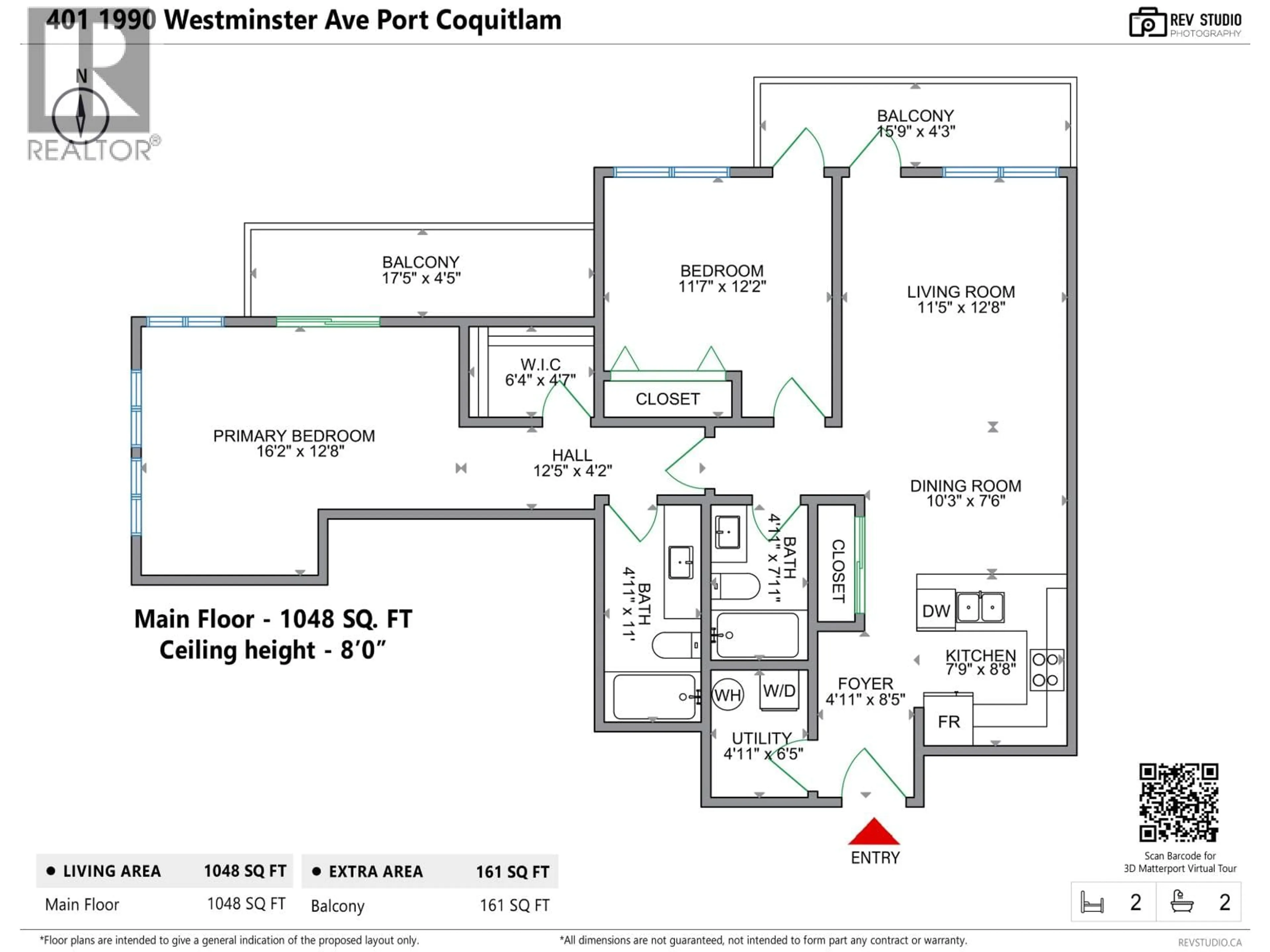 Floor plan for 401 - 1990 WESTMINSTER AVENUE, Port Coquitlam British Columbia V3B1E8