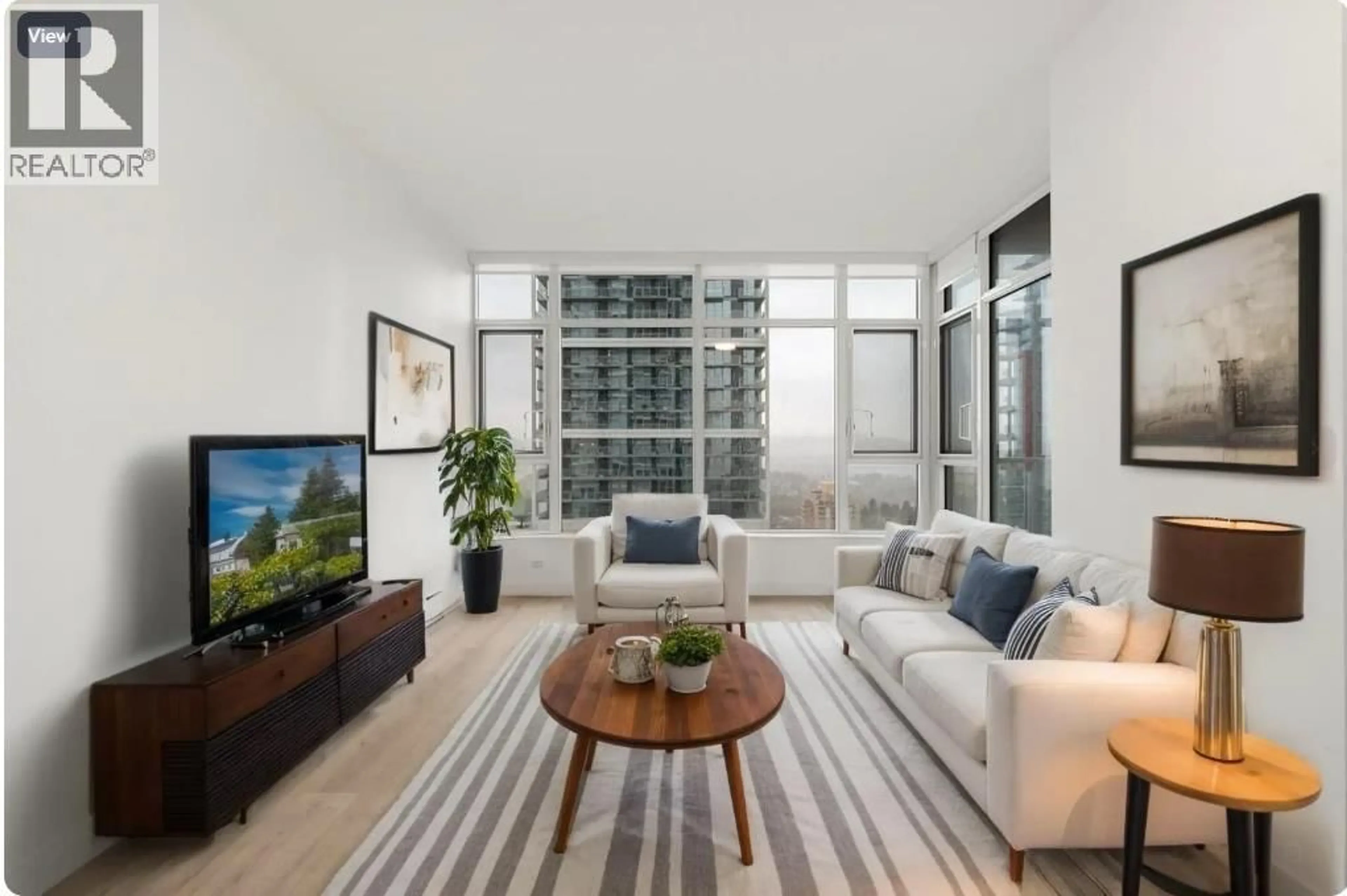 Living room with furniture, unknown for 2307 - 6080 MCKAY AVENUE, Burnaby British Columbia V5H0J4