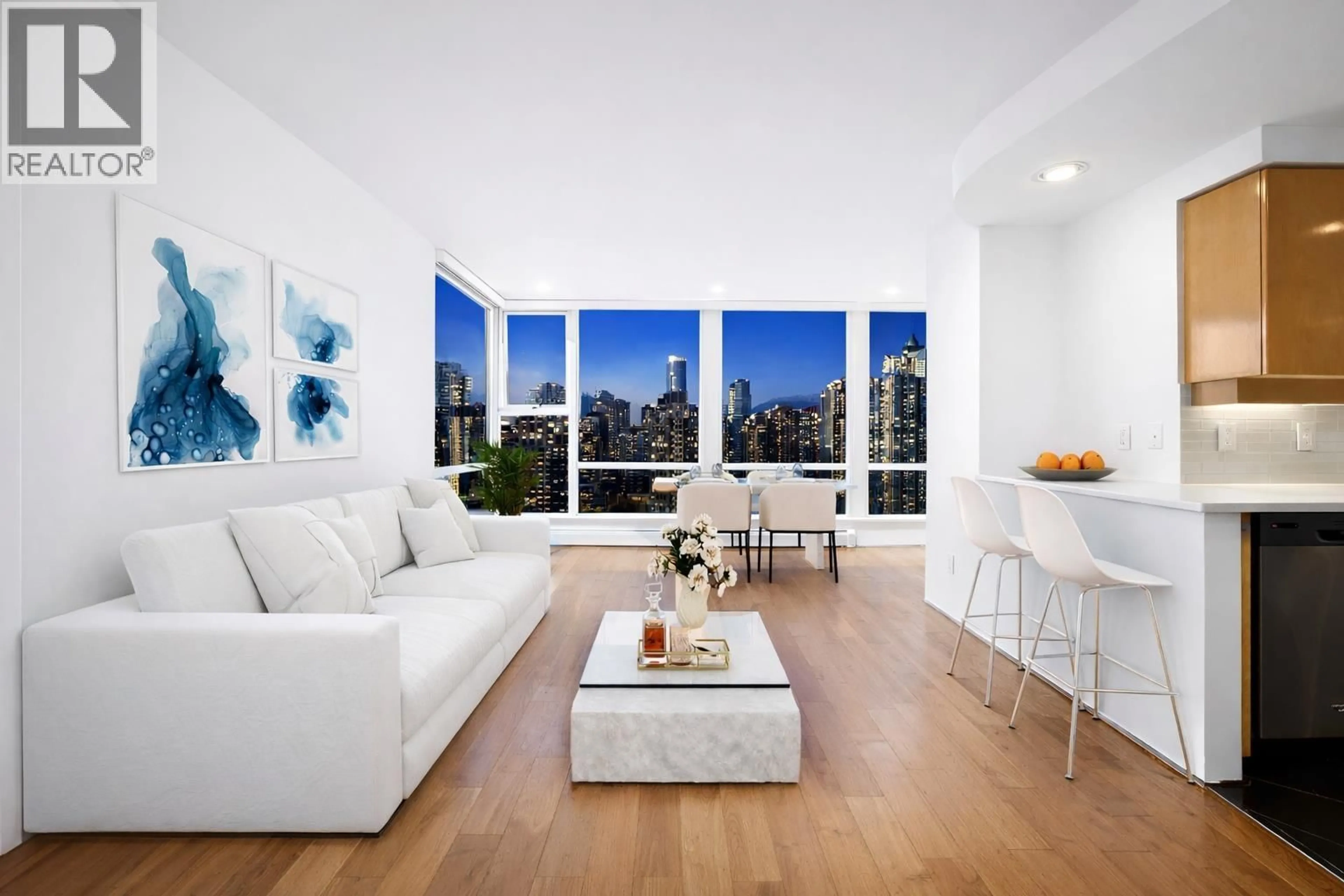 Living room with furniture, unknown for 2809 - 1008 CAMBIE STREET, Vancouver British Columbia V6B6J7