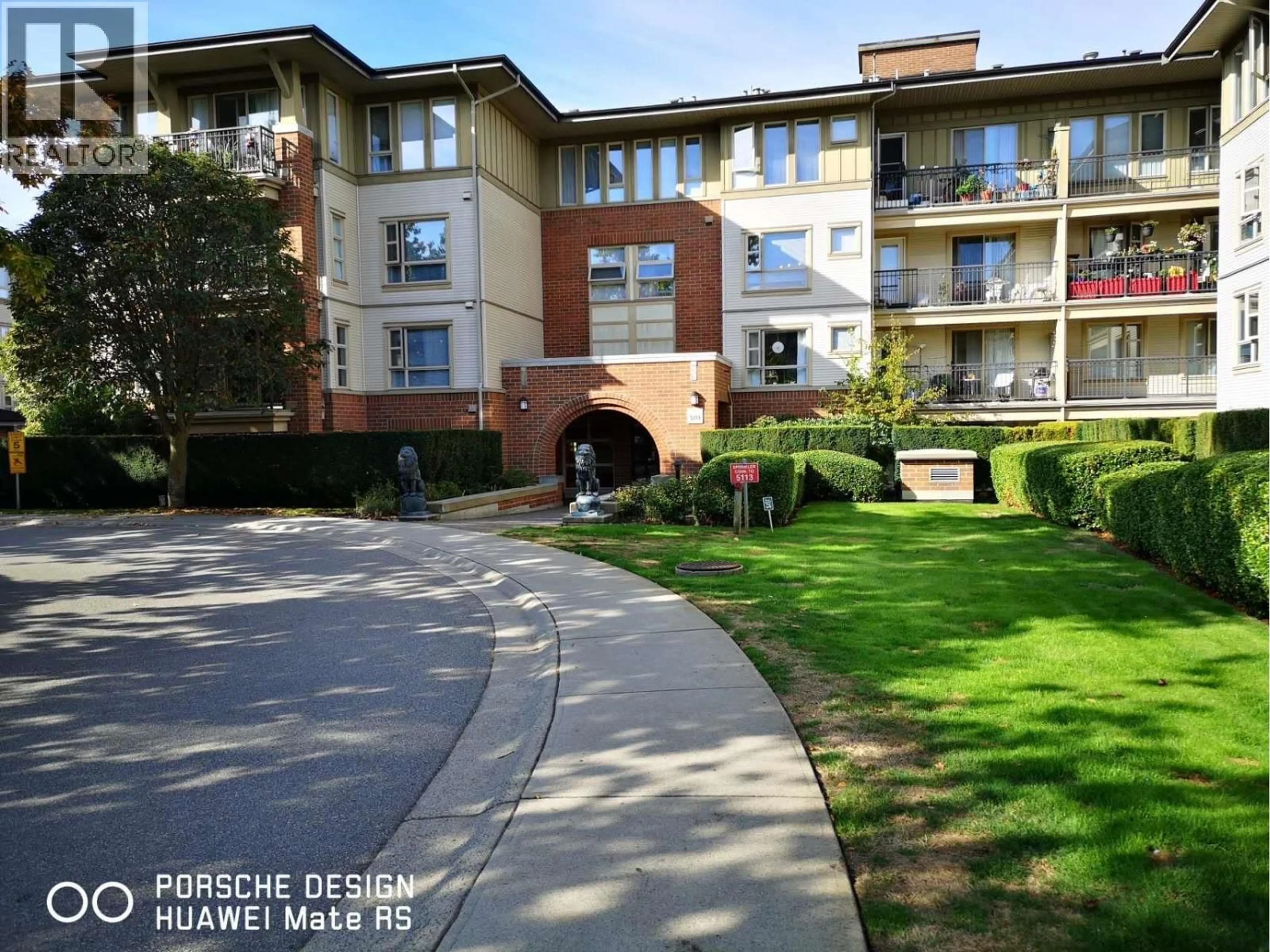 A pic from outside/outdoor area/front of a property/back of a property/a pic from drone, street for 2309 - 5113 GARDEN CITY ROAD, Richmond British Columbia V6X4H5