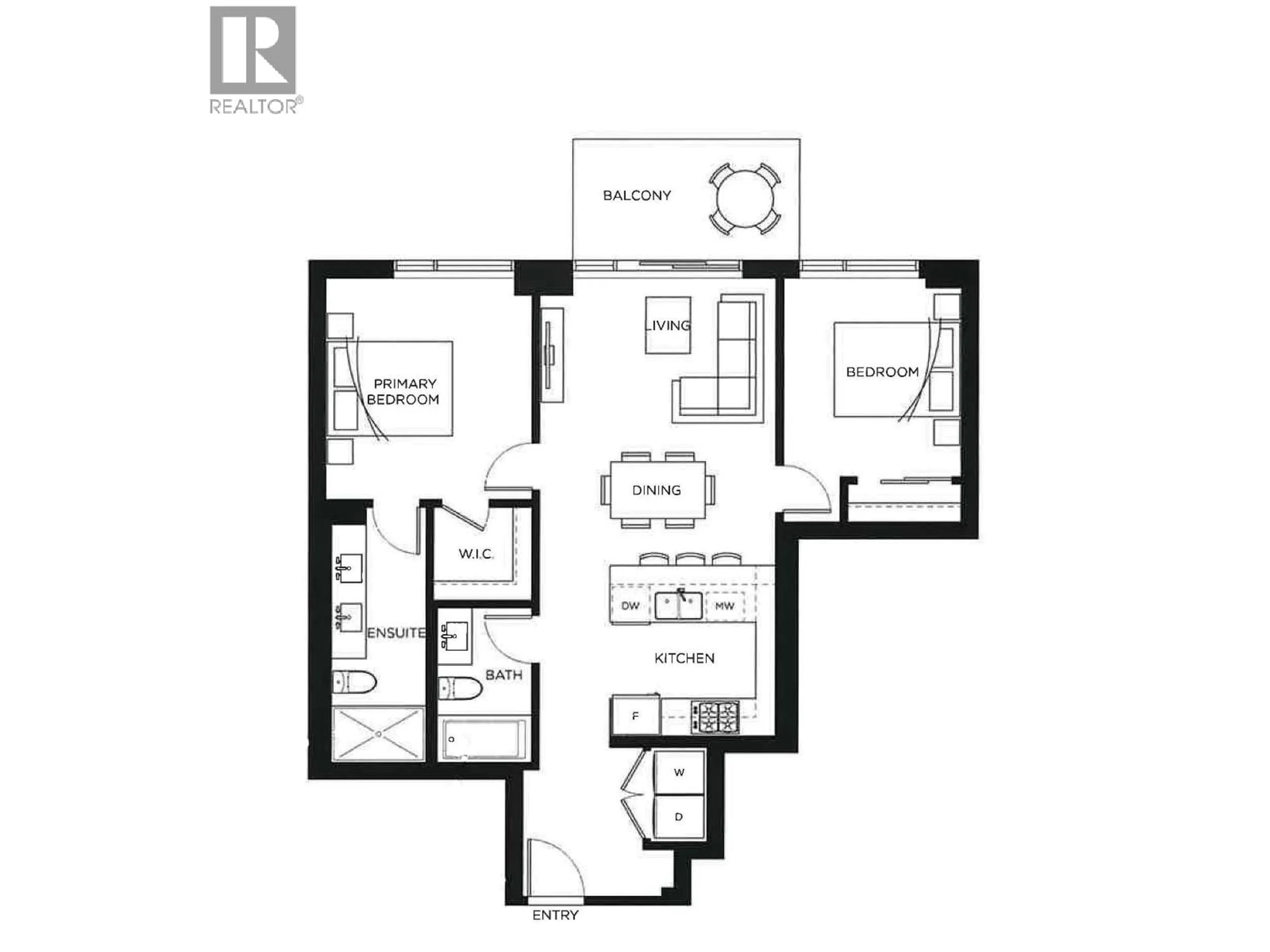 Floor plan for 603 - 423 6TH STREET, West Vancouver British Columbia V7T0A1
