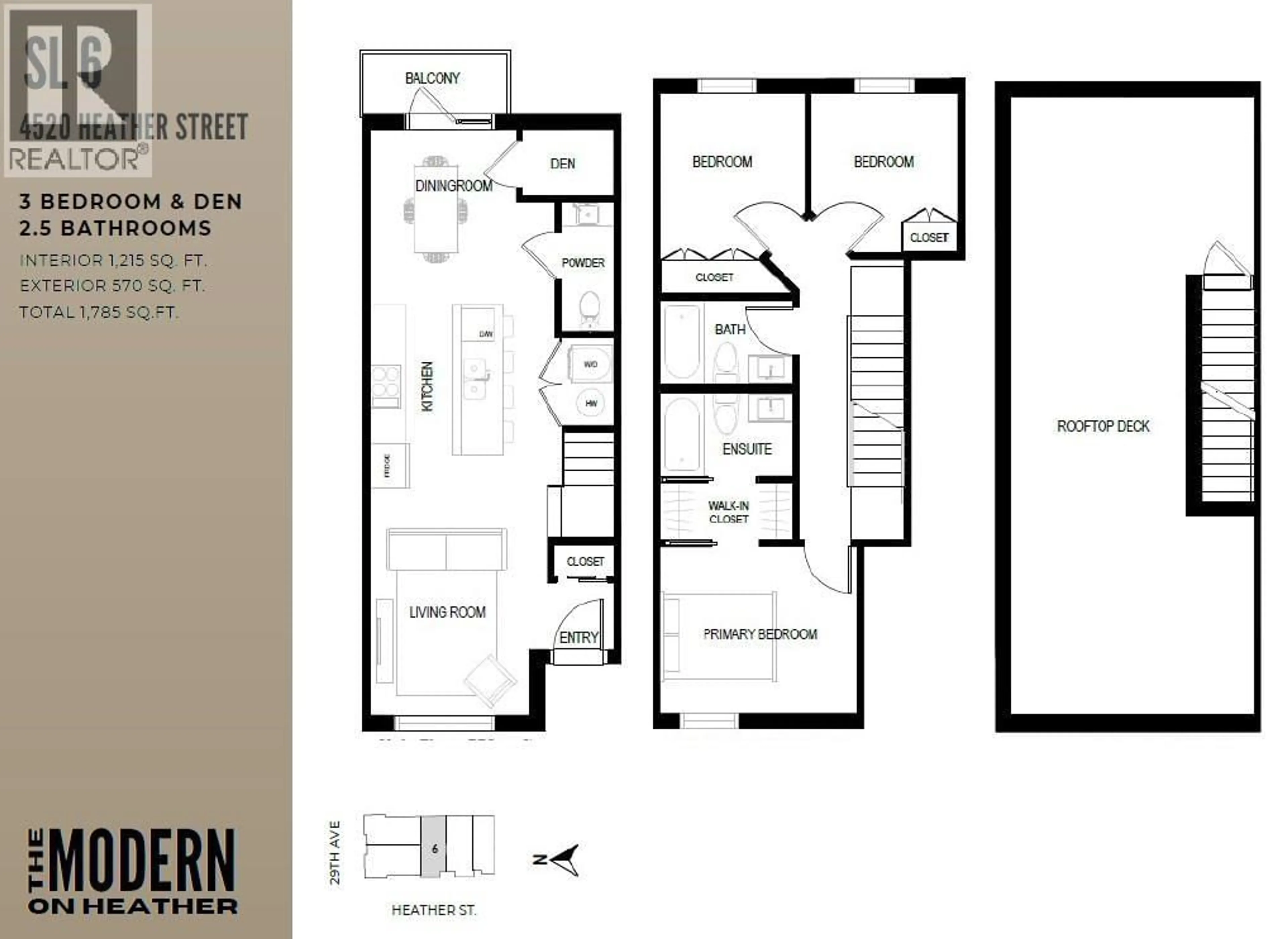 Floor plan for 4520 HEATHER STREET, Vancouver British Columbia V5Z2H9