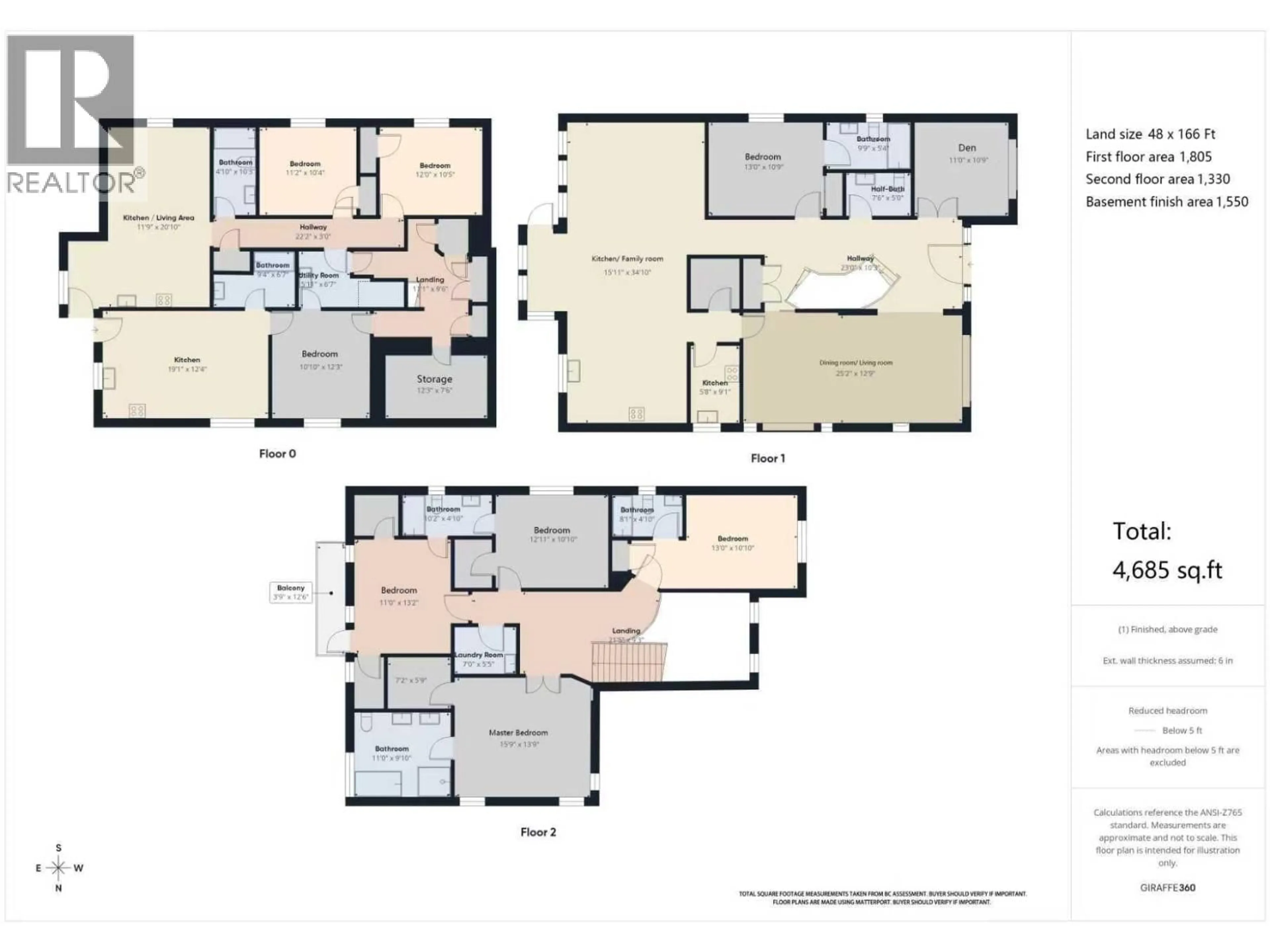 Floor plan for 7320 DOW AVENUE, Burnaby British Columbia V5J3X4
