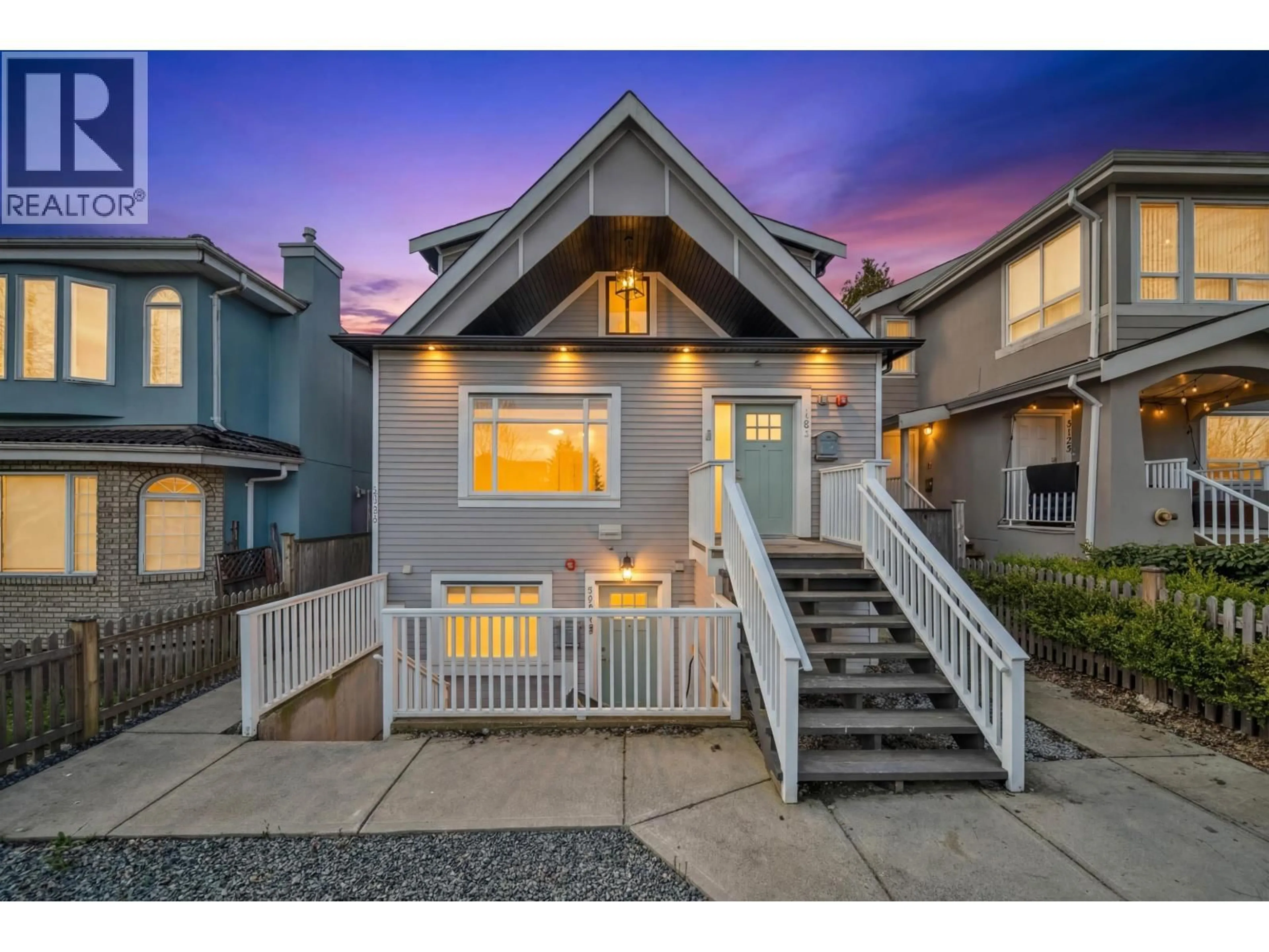 Home with vinyl exterior material, street for 3128 KINGS AVENUE, Vancouver British Columbia V5R4T4