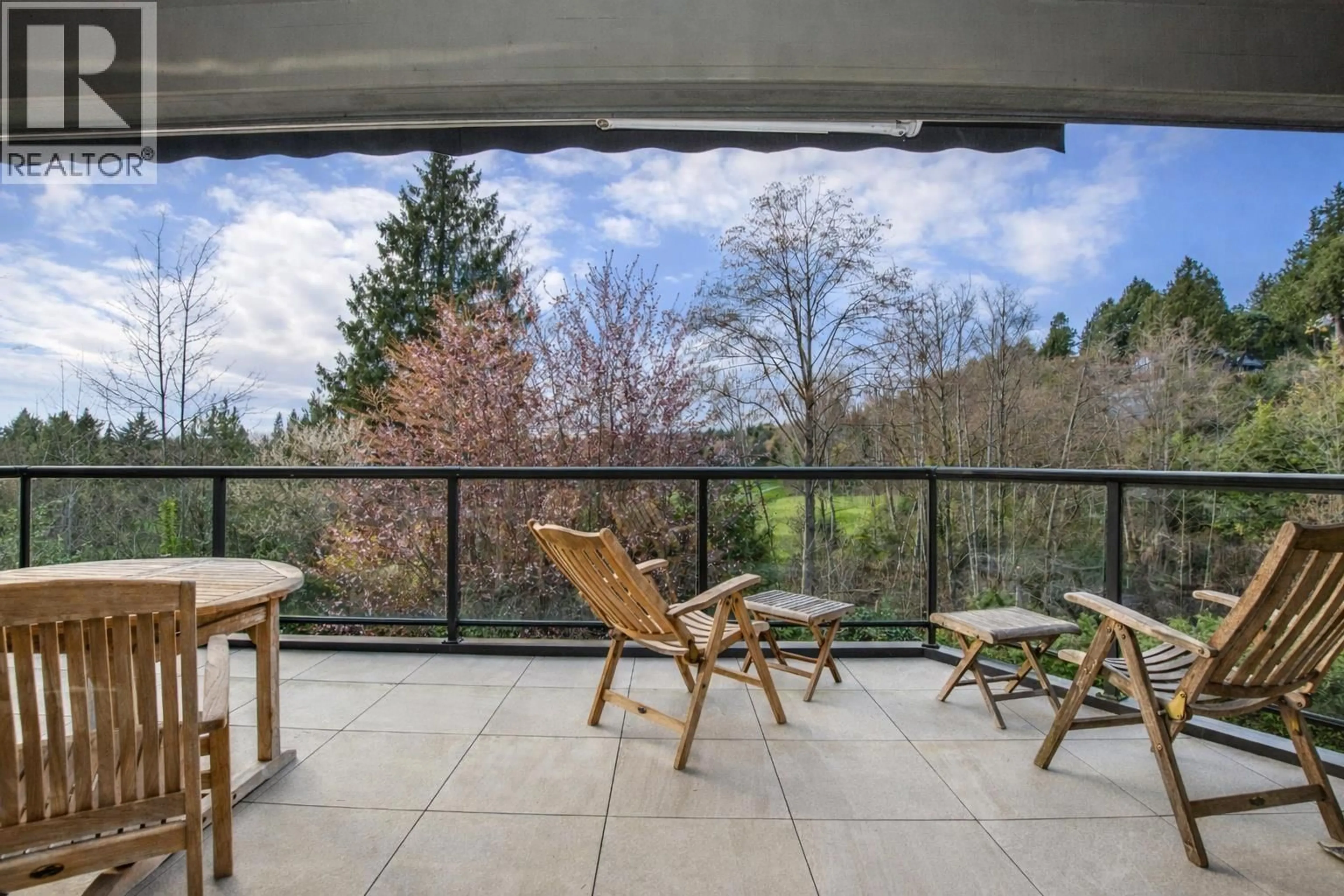 Patio, forest/trees view for 2236 YEWBROOK PLACE, Vancouver British Columbia V6P6K4