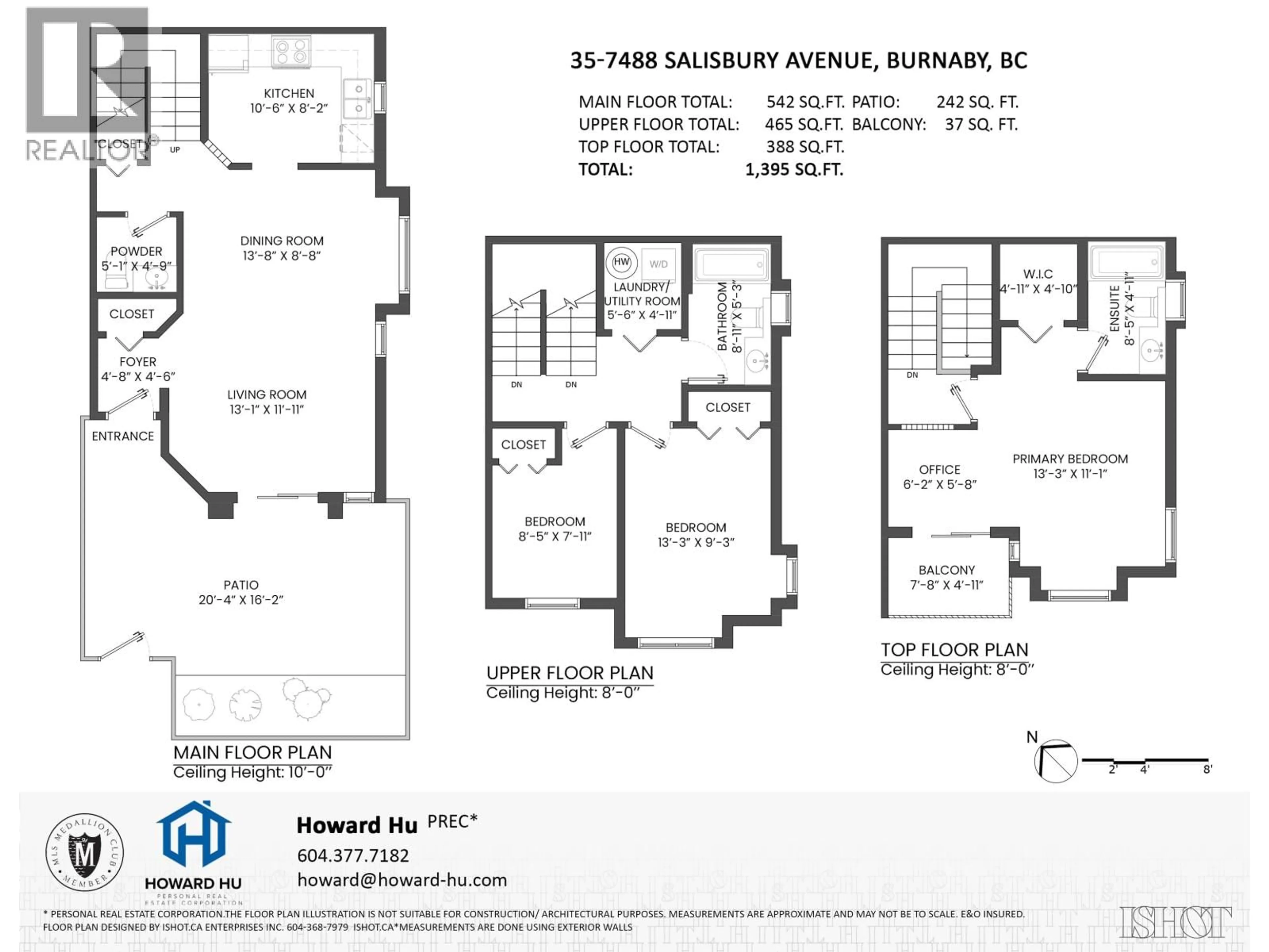 Floor plan for 35 - 7488 SALISBURY AVENUE, Burnaby British Columbia V5E3A3