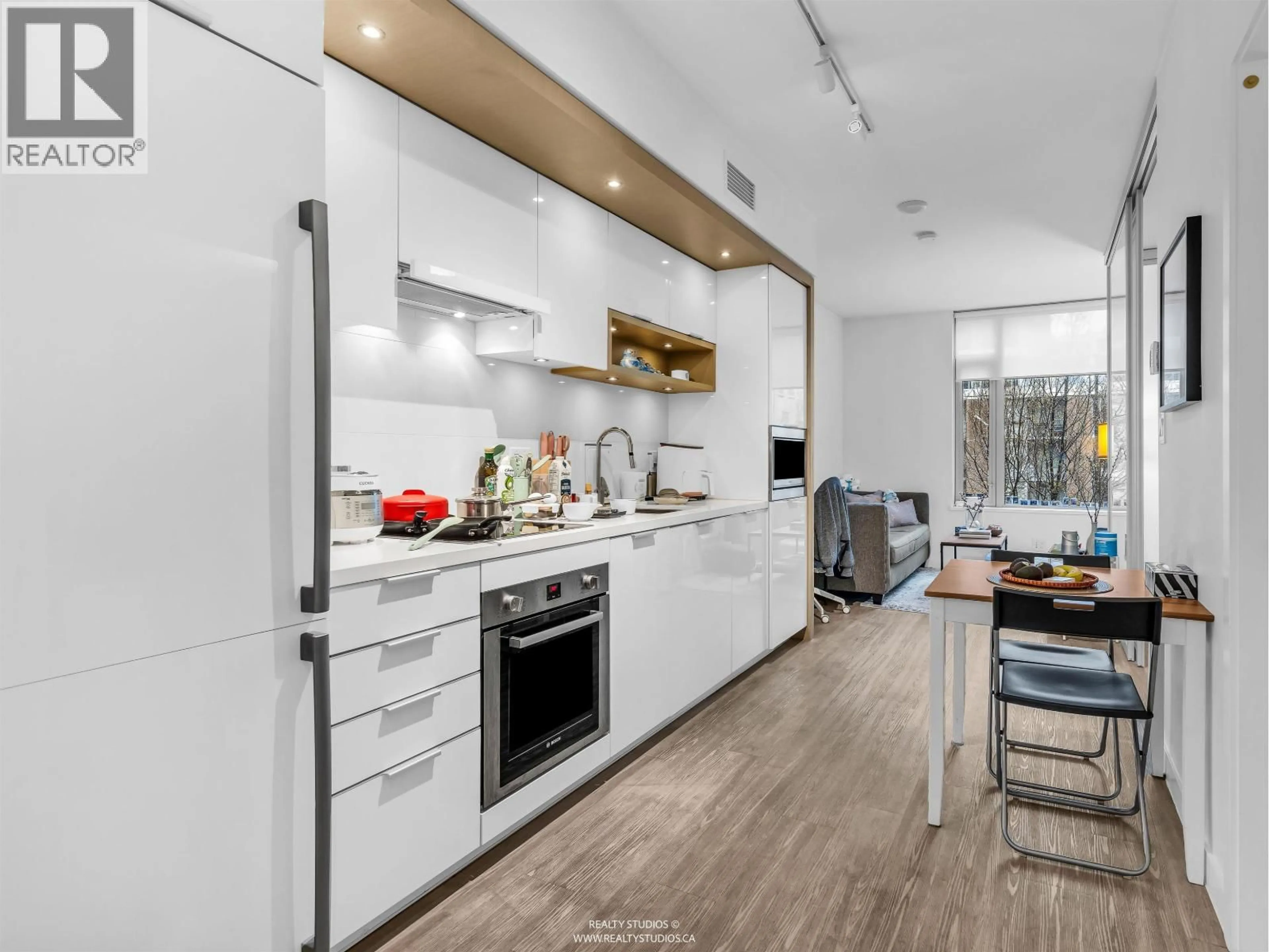 Contemporary kitchen, unknown for 203 - 1661 QUEBEC STREET, Vancouver British Columbia V6A0H2