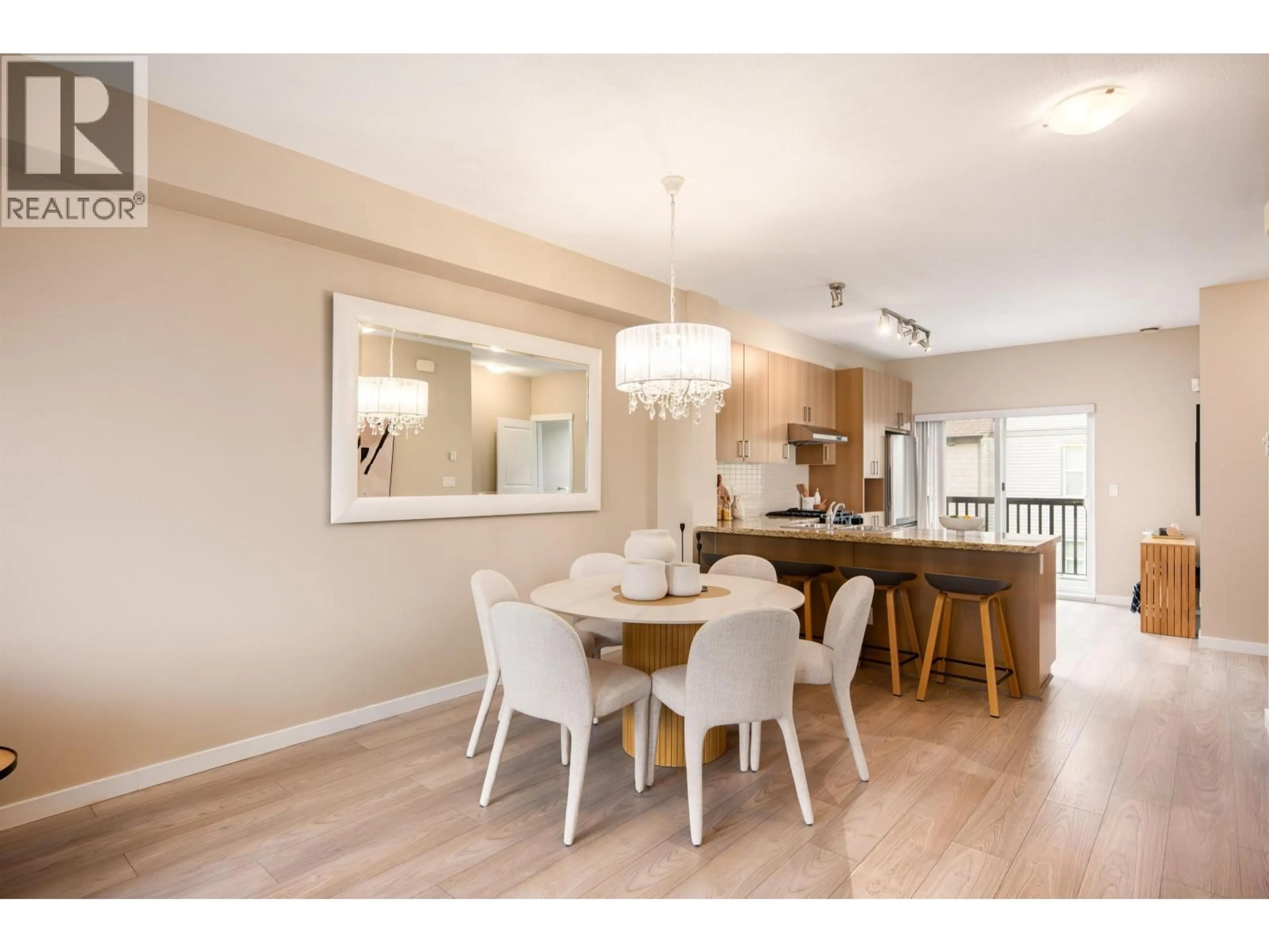 Dining room, wood/laminate floor for 57 - 9566 TOMICKI AVENUE, Richmond British Columbia V6X0E6