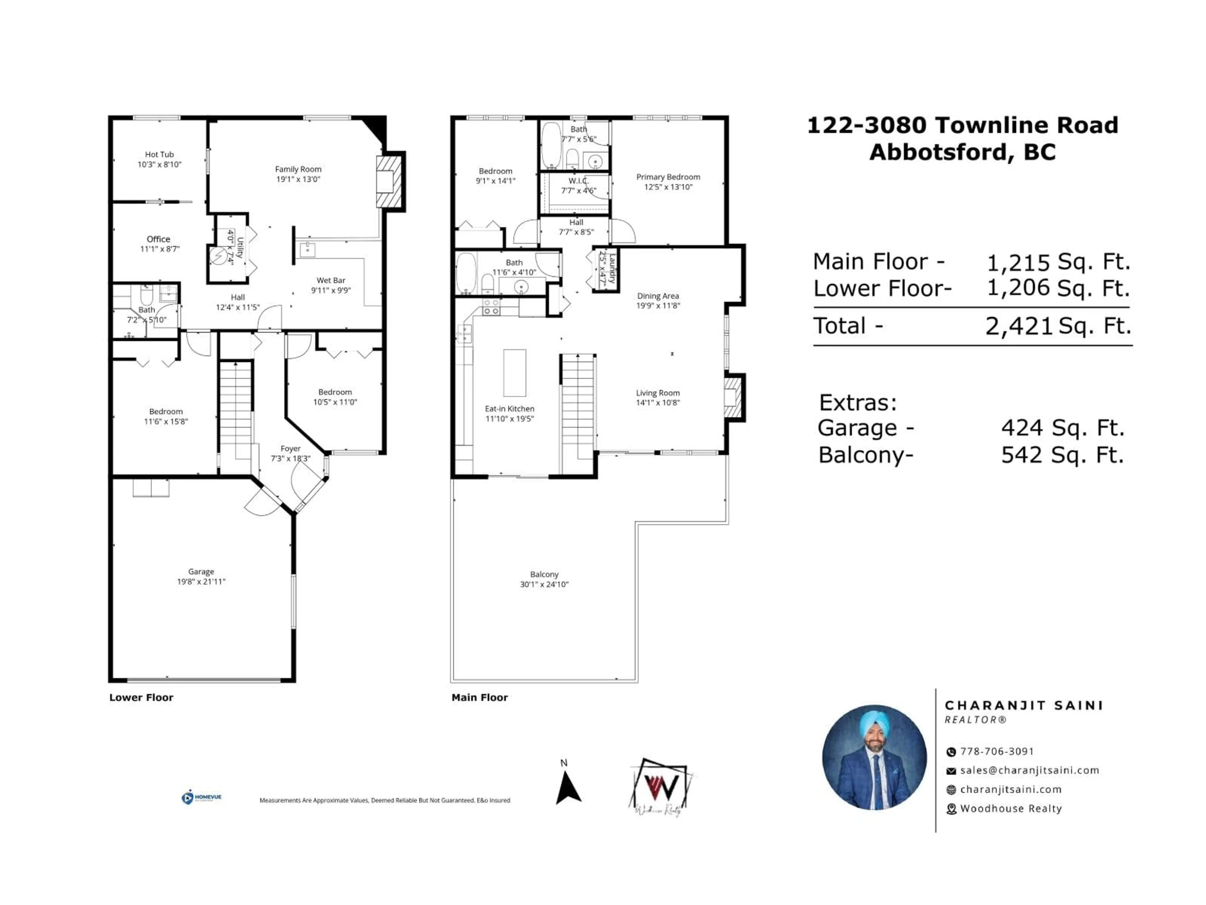 Floor plan for 122 - 3080 TOWNLINE ROAD, Abbotsford British Columbia V2T5M2
