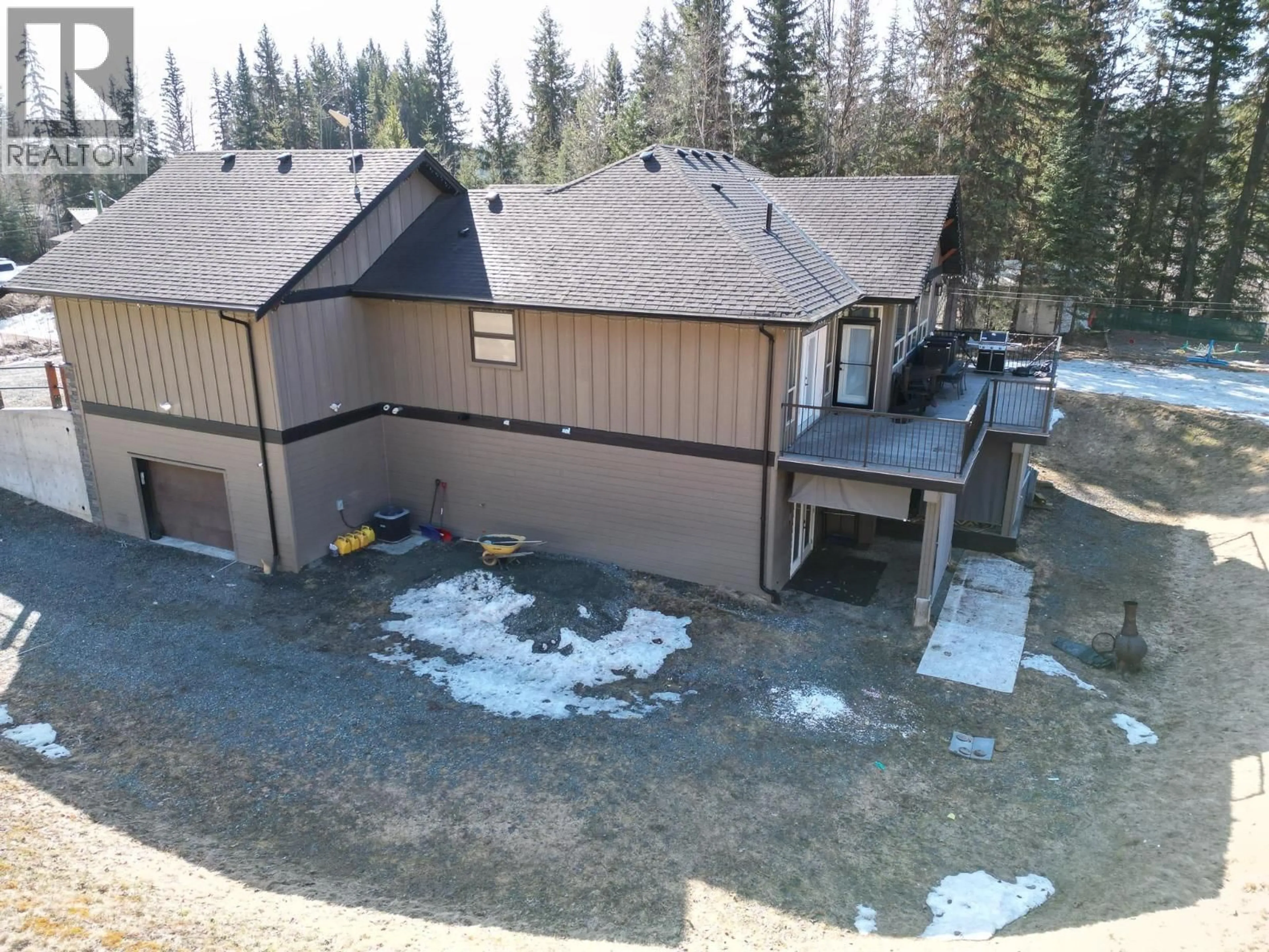 A pic from outside/outdoor area/front of a property/back of a property/a pic from drone, mountain view for 9399 SUMMERSET PLACE, Prince George British Columbia V2K5A1